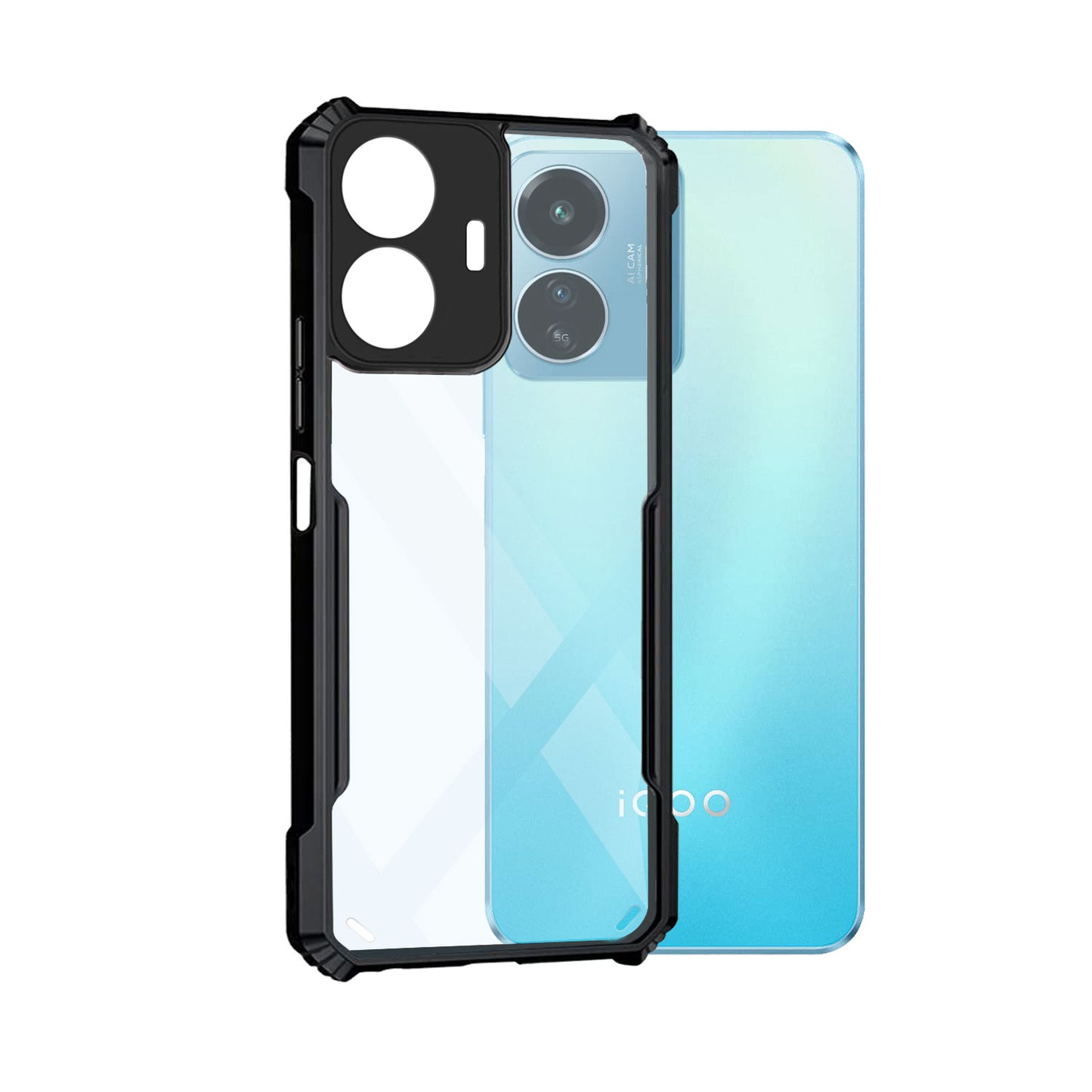 360 Degree Protection Back Cover For Vivo Iqoo Z6 Lite