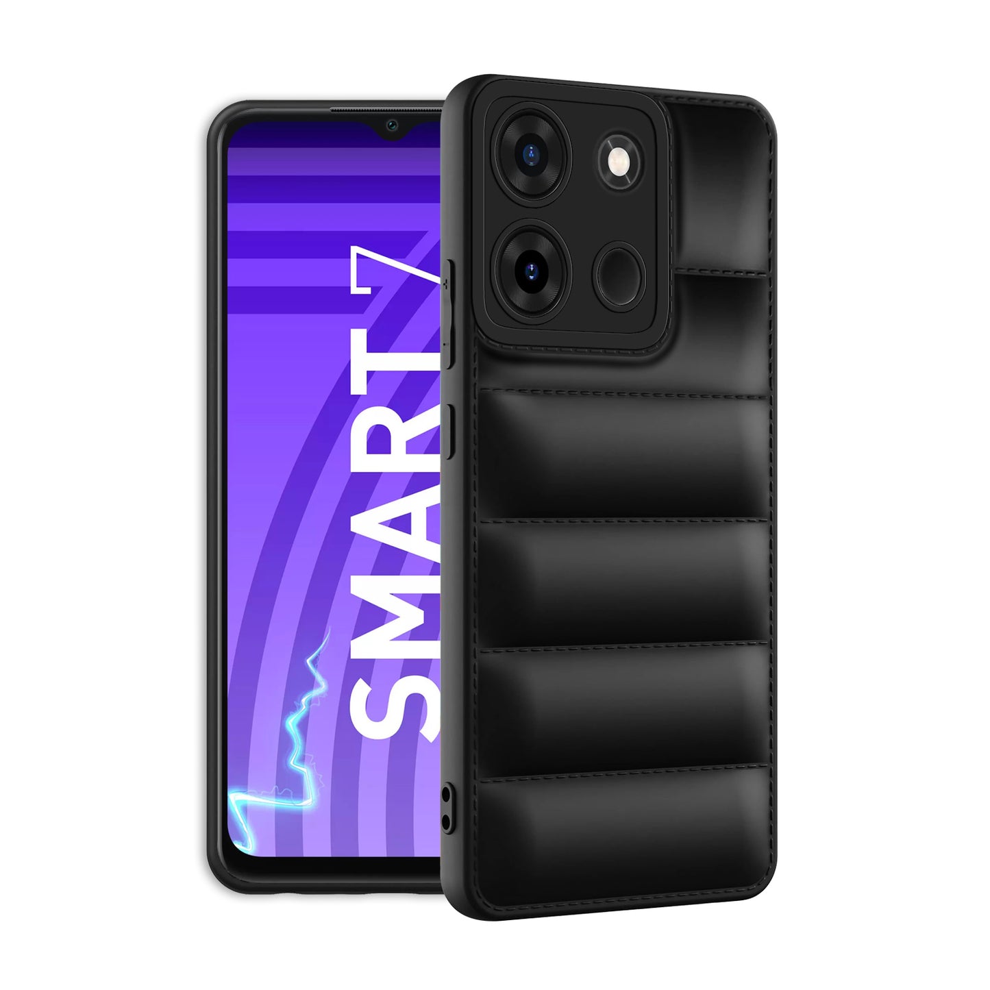 Puffer Back Cover for Infinix Smart 7