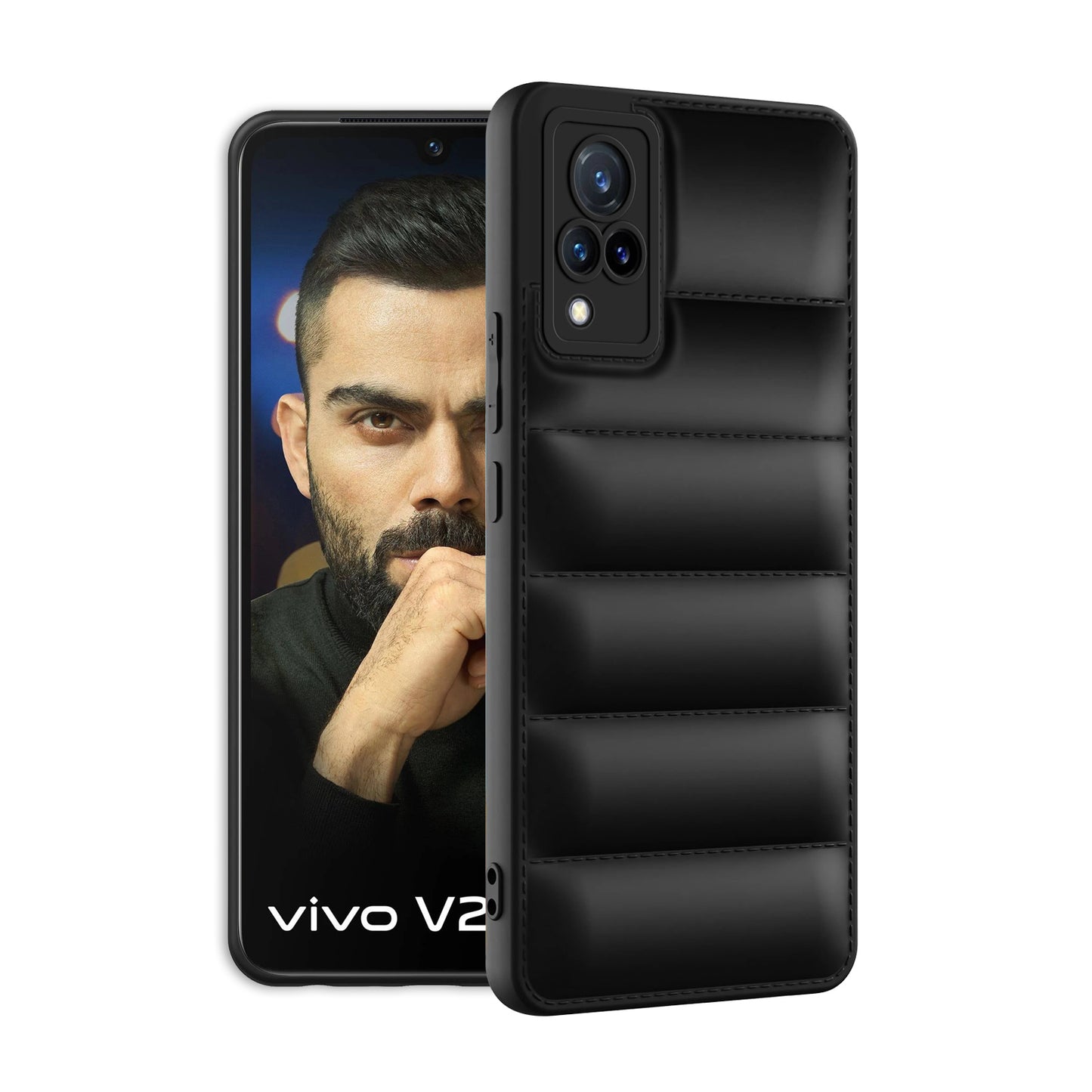 Puffer Back Cover for Vivo V21