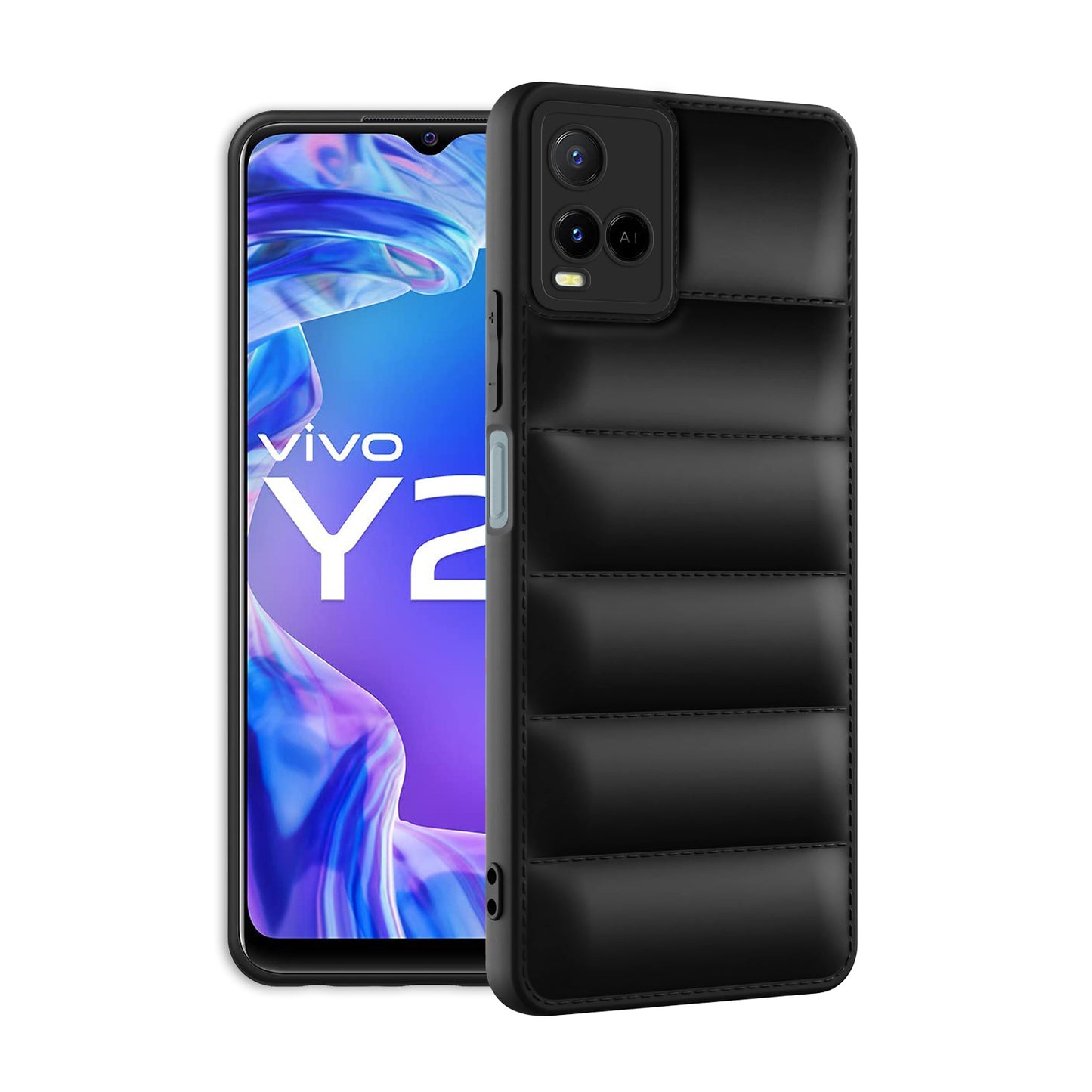 Puffer Back Cover for Vivo Y21 2021