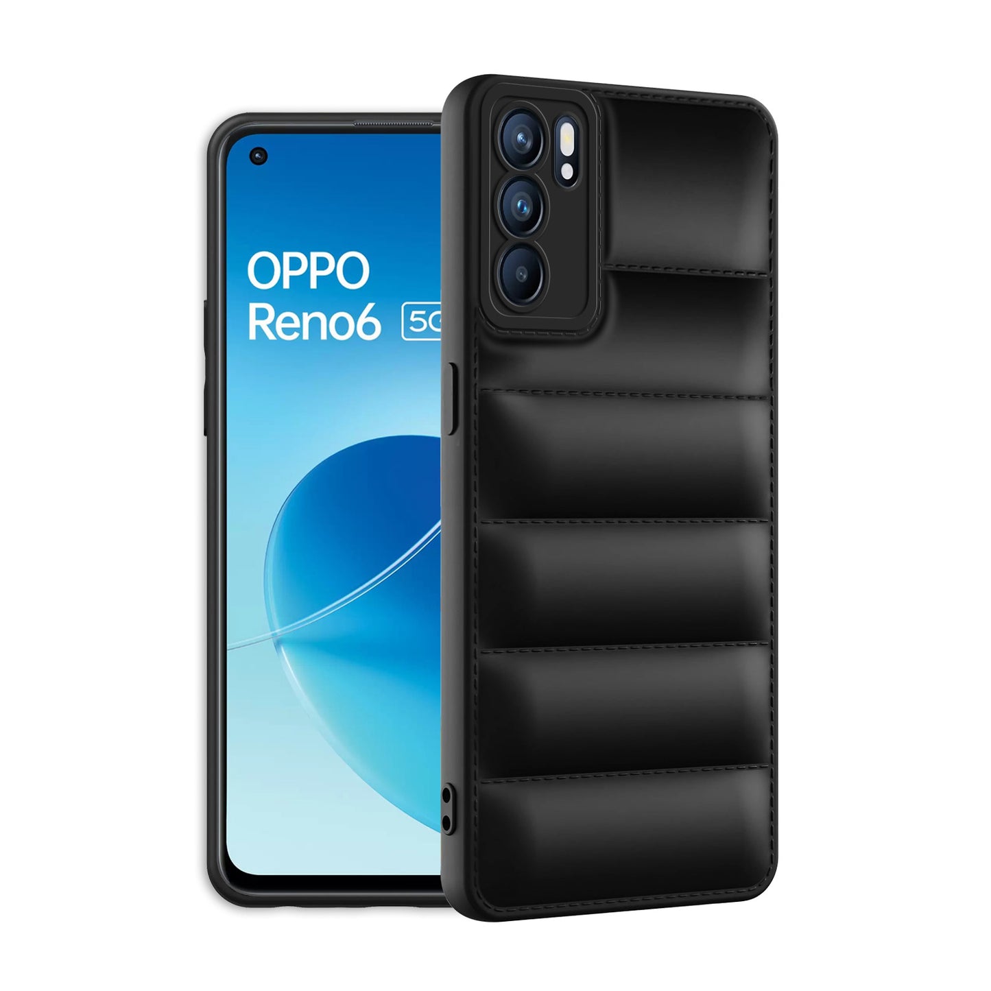 Puffer Back Cover for Oppo Reno 6