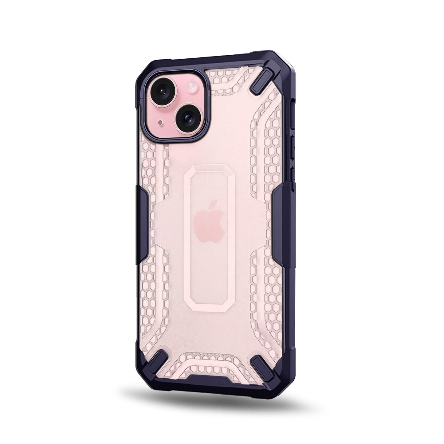 Heavy Duty Honey Comb Design For Apple iPhone 15