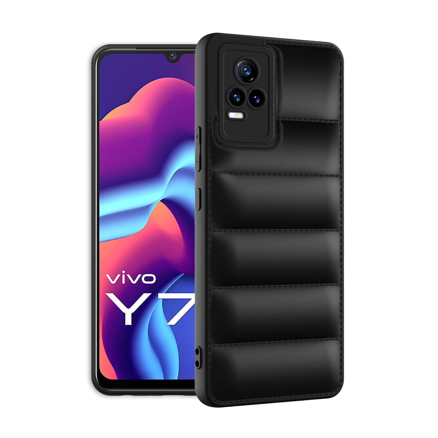 Puffer Back Cover for Vivo Y73 4G