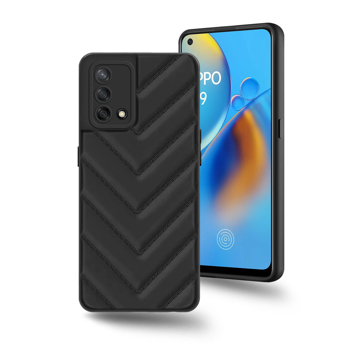 Wave Cushioned Back Cover for Oppo F19