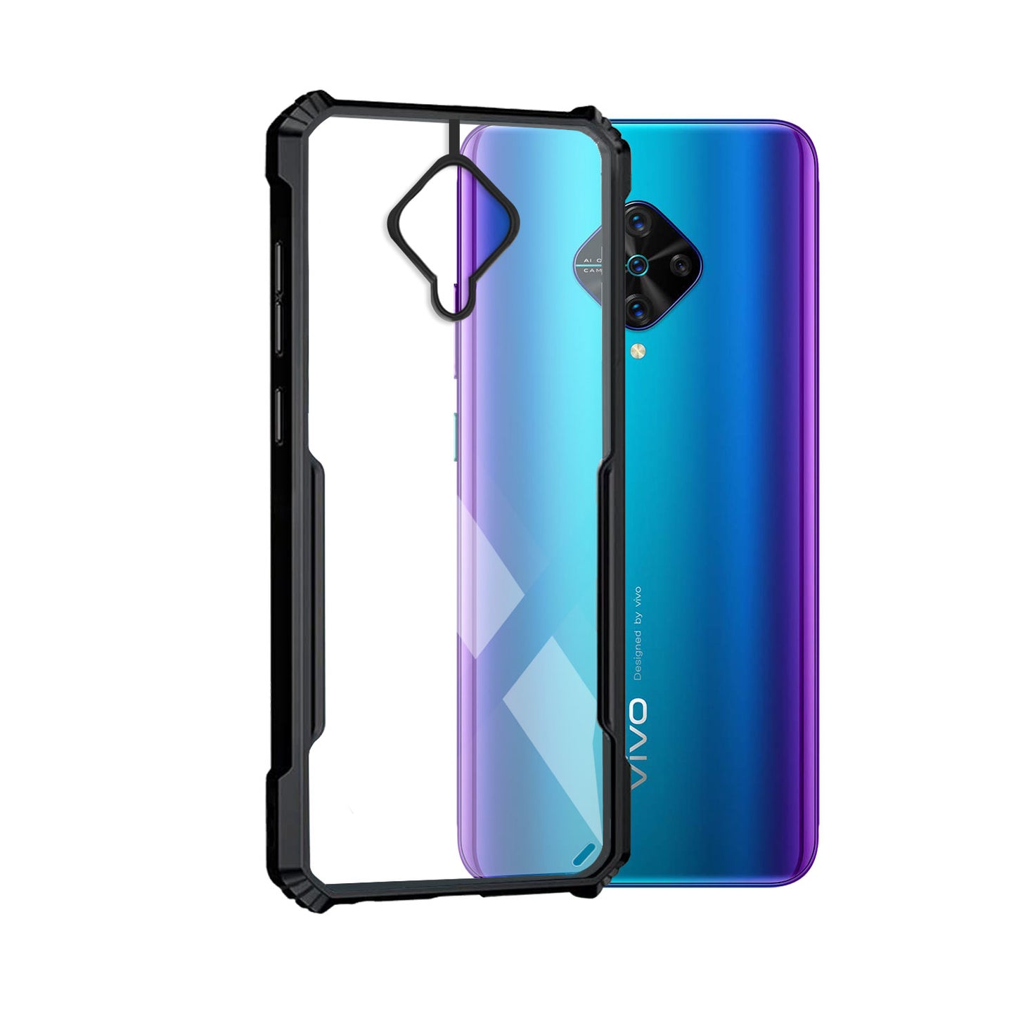 360 Degree Protection Back Cover For Vivo S1 Pro