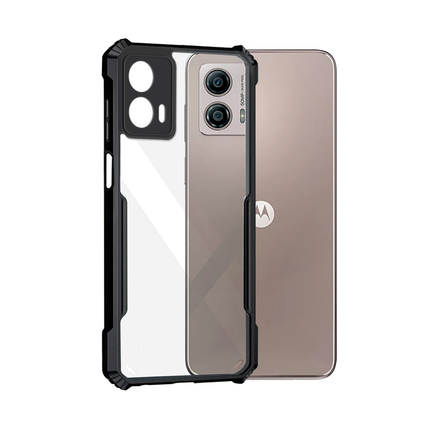 360 Degree Protection Back Cover For Motorola Moto G53