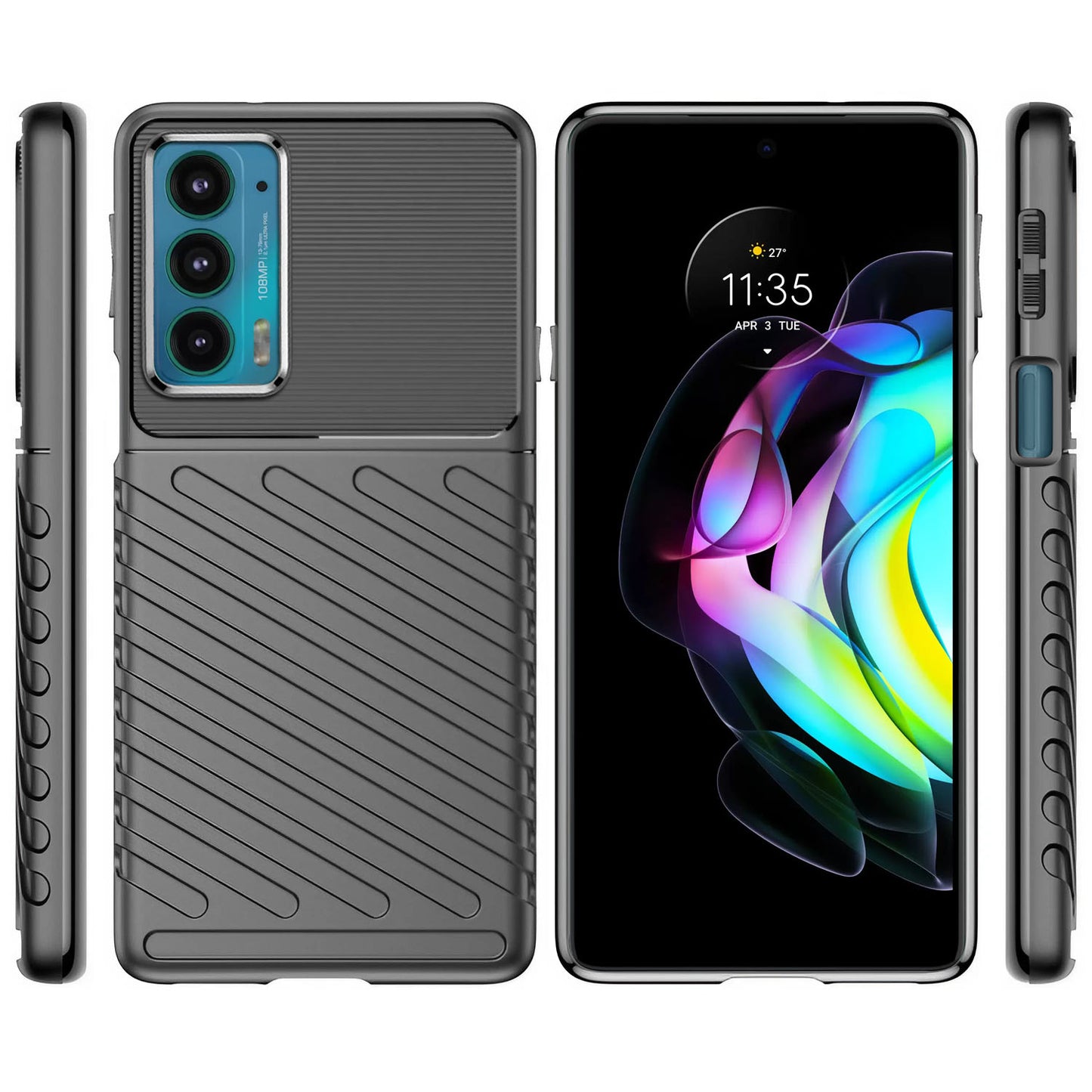 Thunderbolt Back Cover for Motorola Moto Edge 20