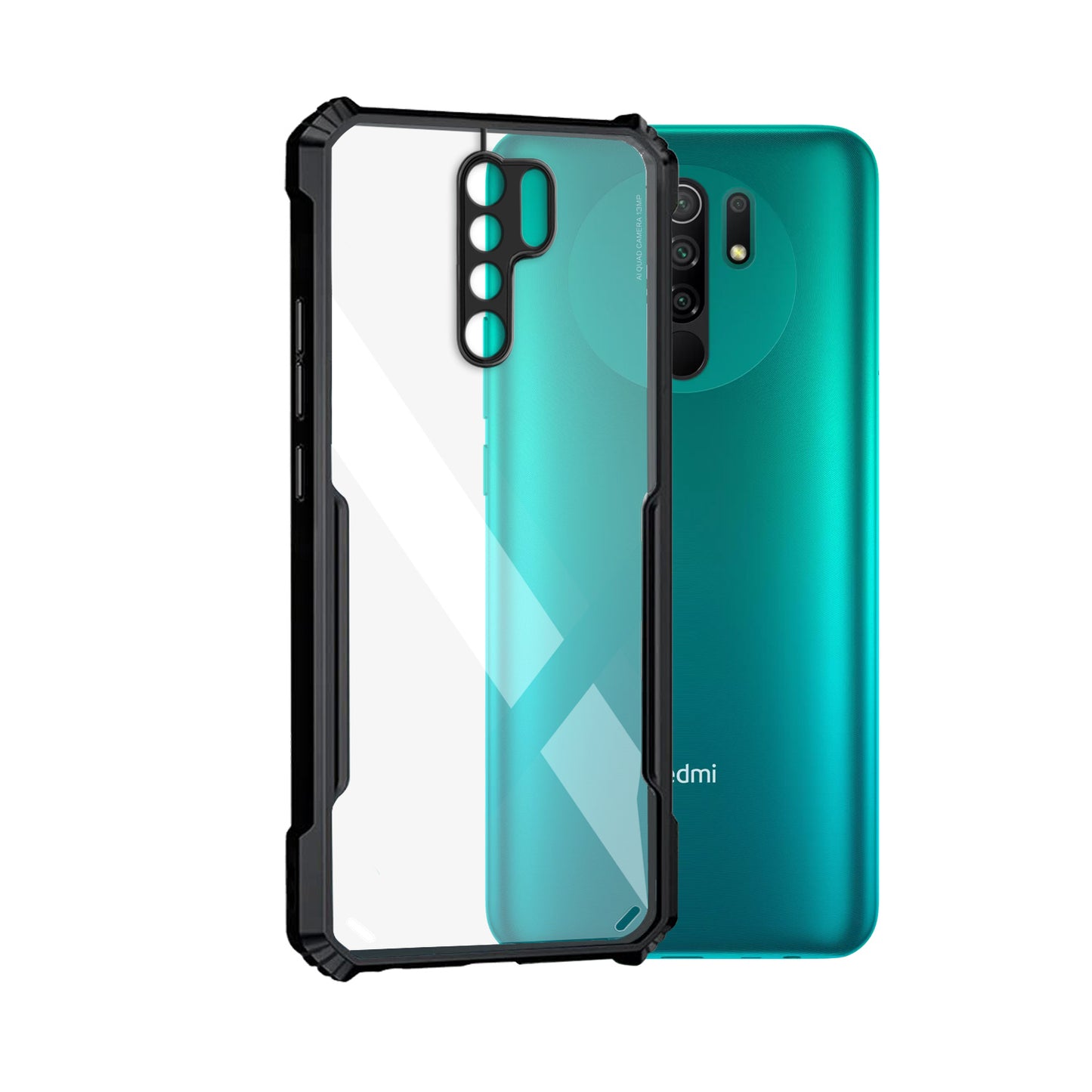 360 Degree Protection Back Cover For Redmi 9 Prime