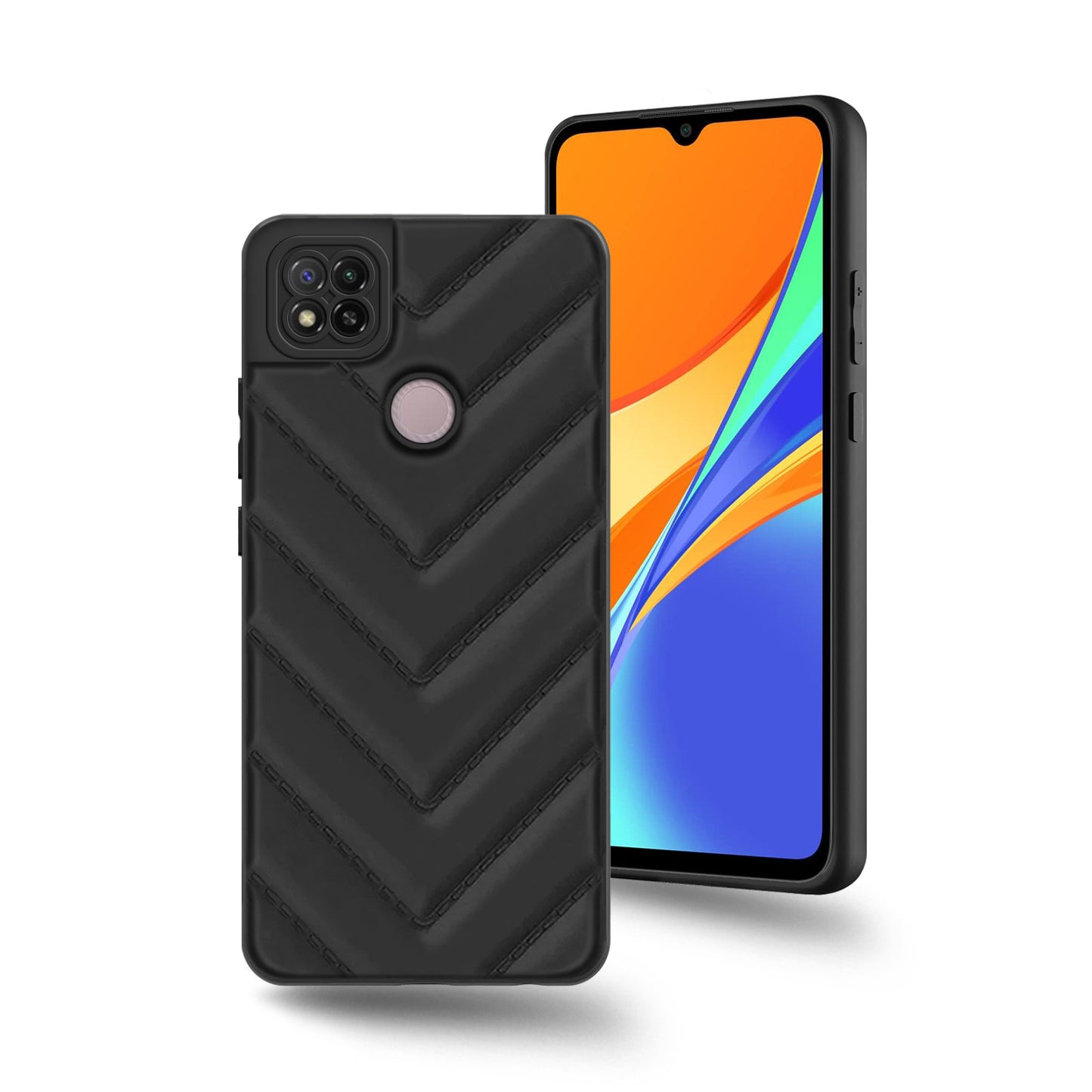 Wave Cushioned Back Cover for Redmi 9C