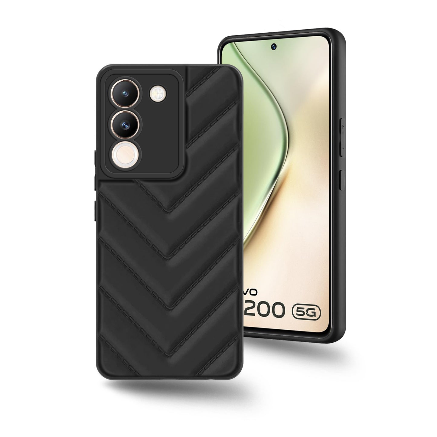 Wave Cushioned Back Cover for Vivo Y200