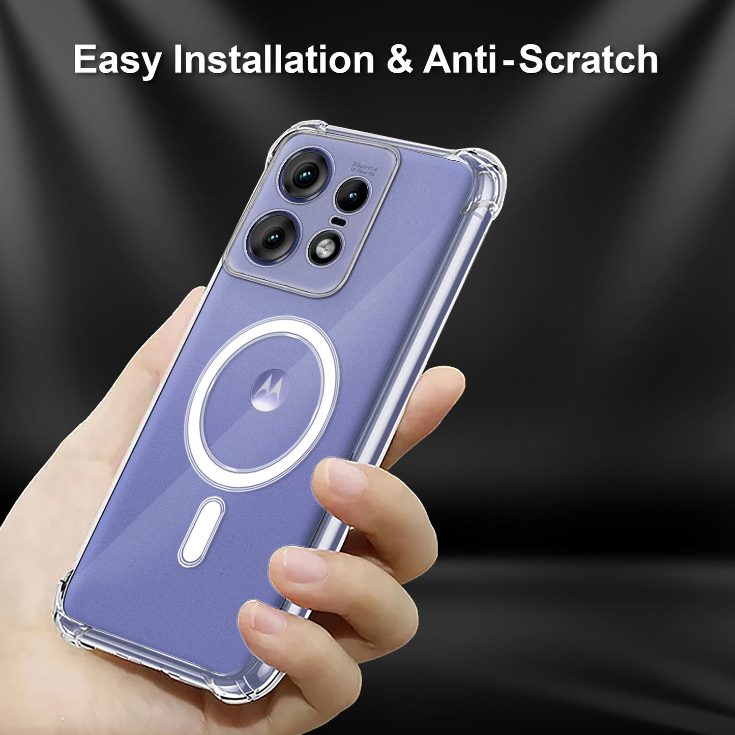 Magsafe Back Cover for Motorola Moto Edge 50 Pro