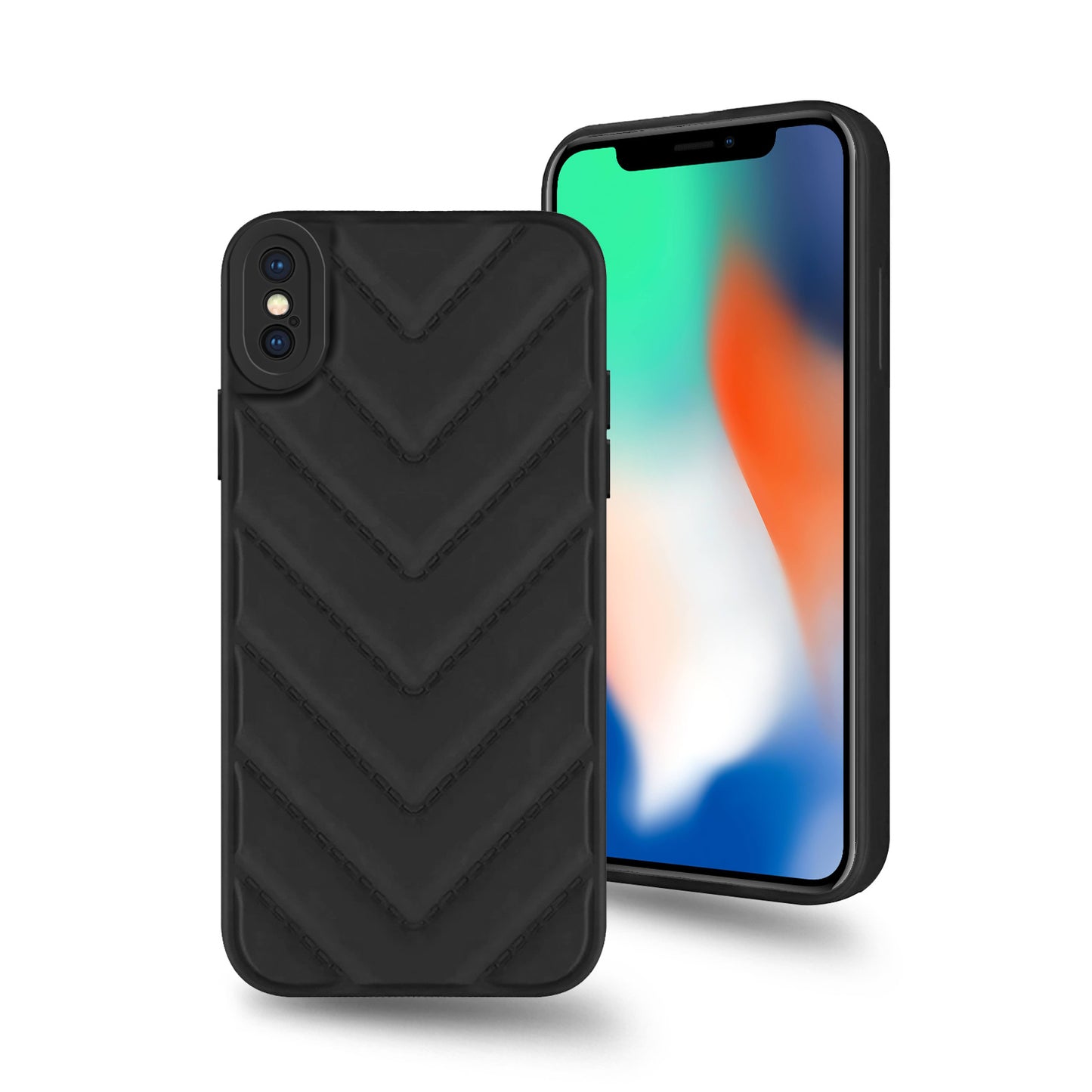 Wave Cushioned Back Cover for Apple iPhone X