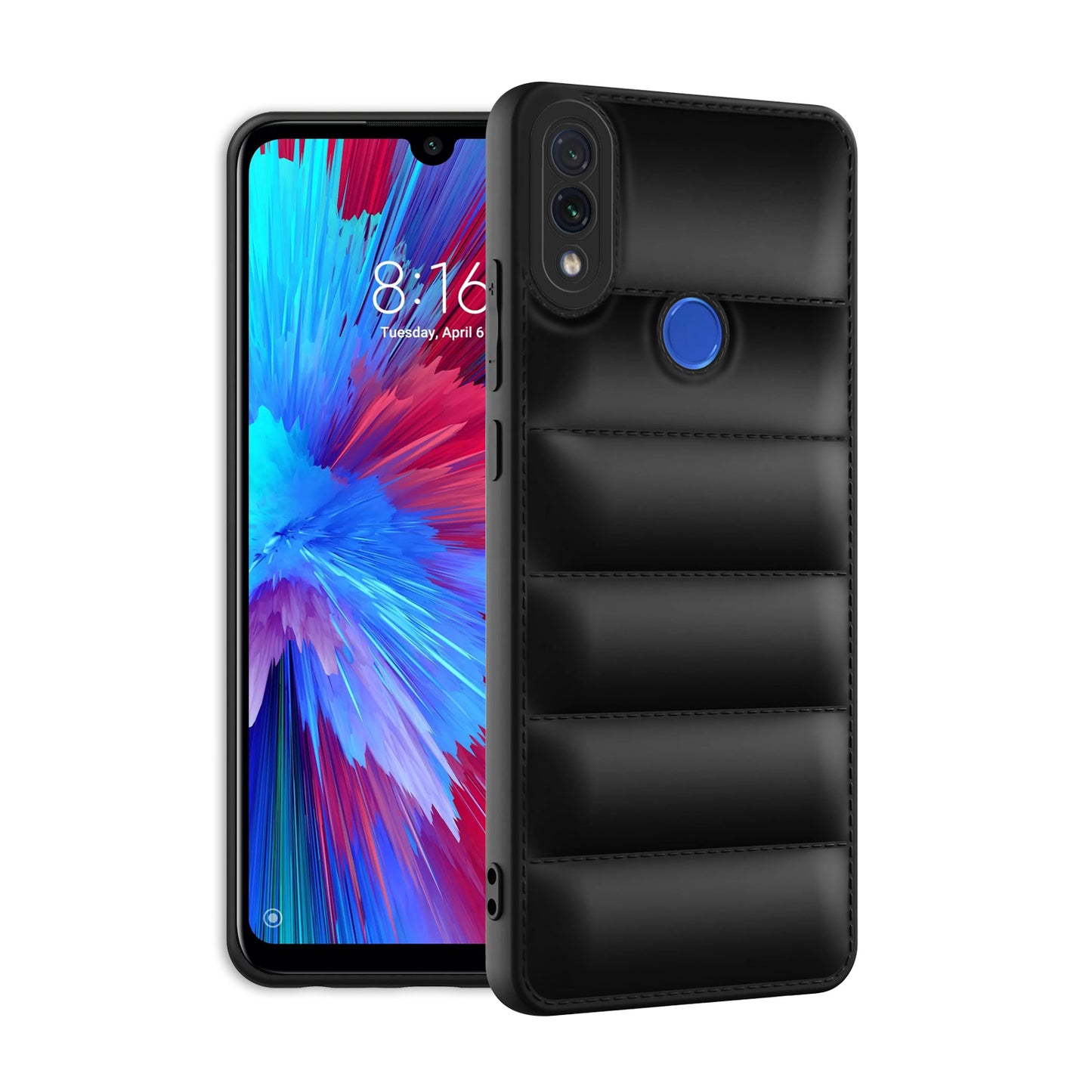 Puffer Back Cover for Redmi Note 7