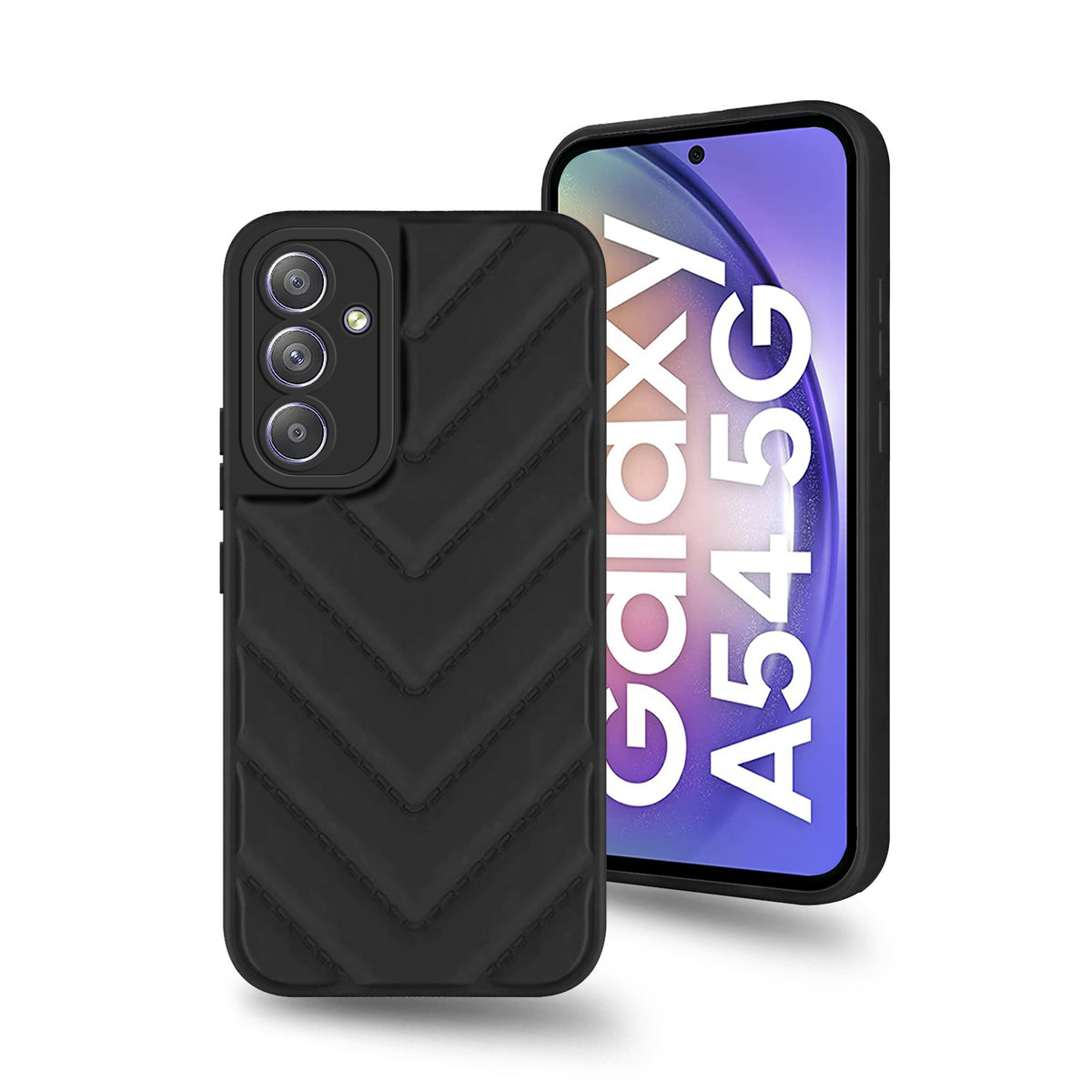 Wave Cushioned Back Cover for Samsung Galaxy A54 5G