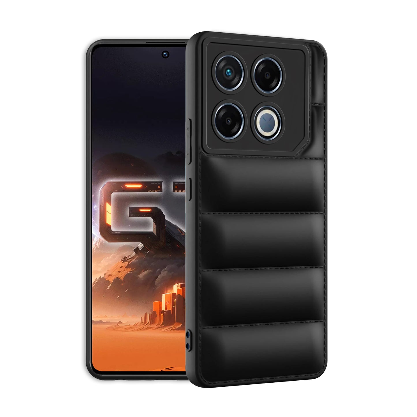 Puffer Back Cover for Infinix GT 20 Pro