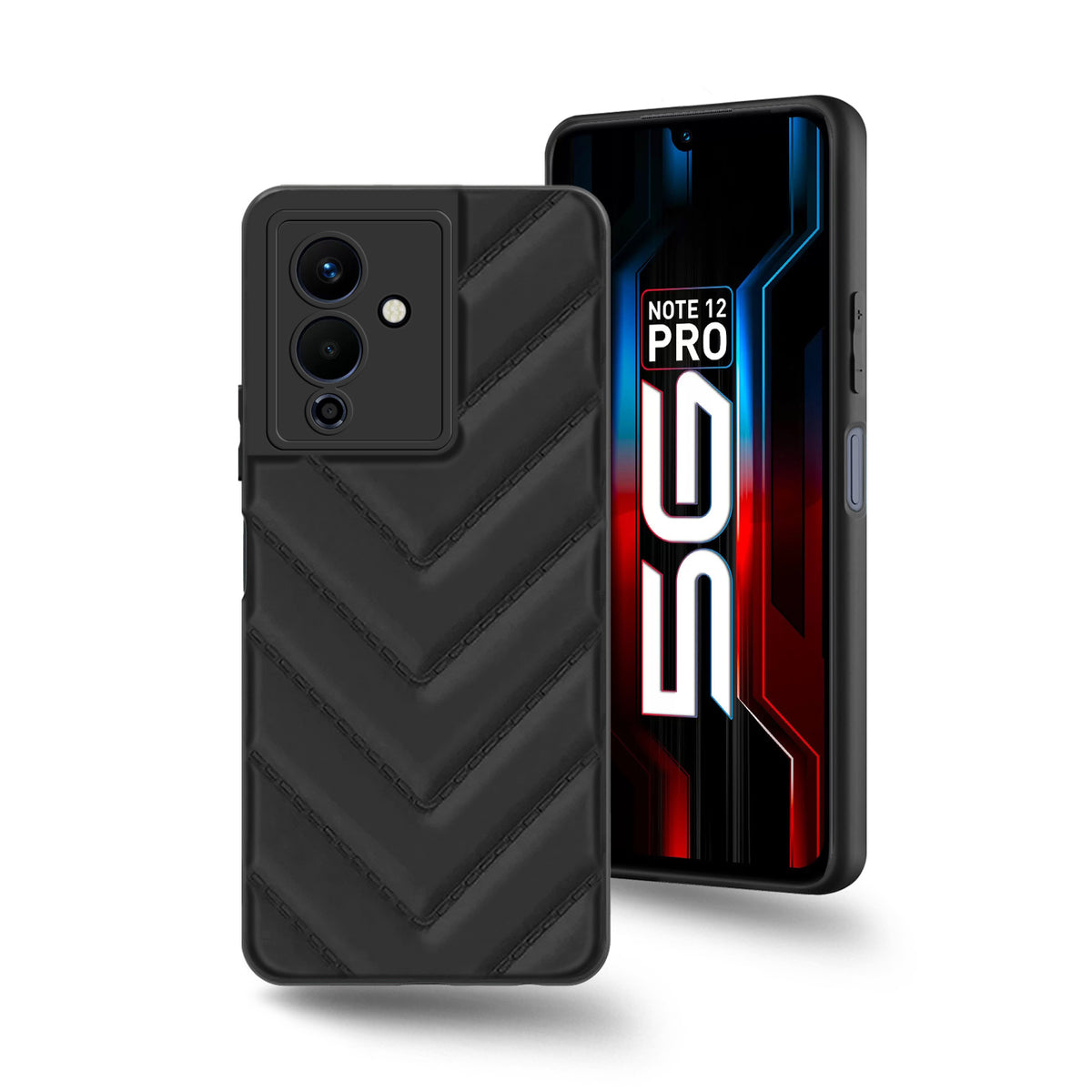 Wave Cushioned Back Cover for Infinix Note 12
