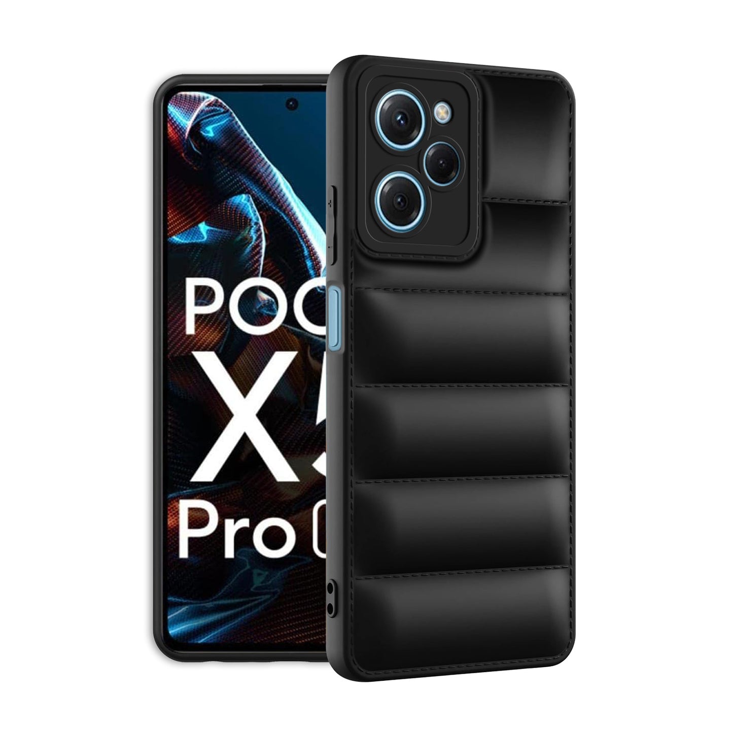 Puffer Back Cover for Poco X5 Pro