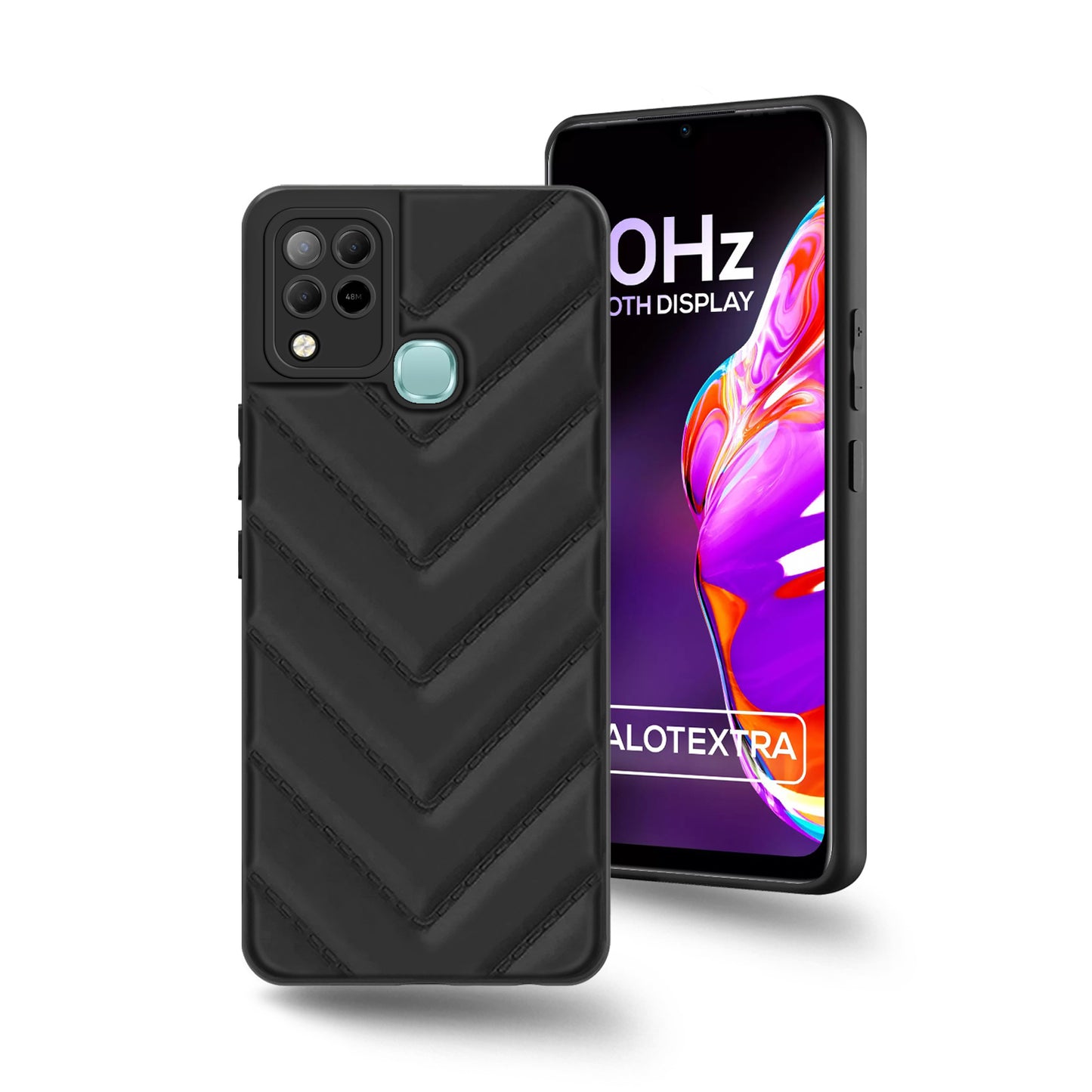 Wave Cushioned Back Cover for Infinix Hot 10s