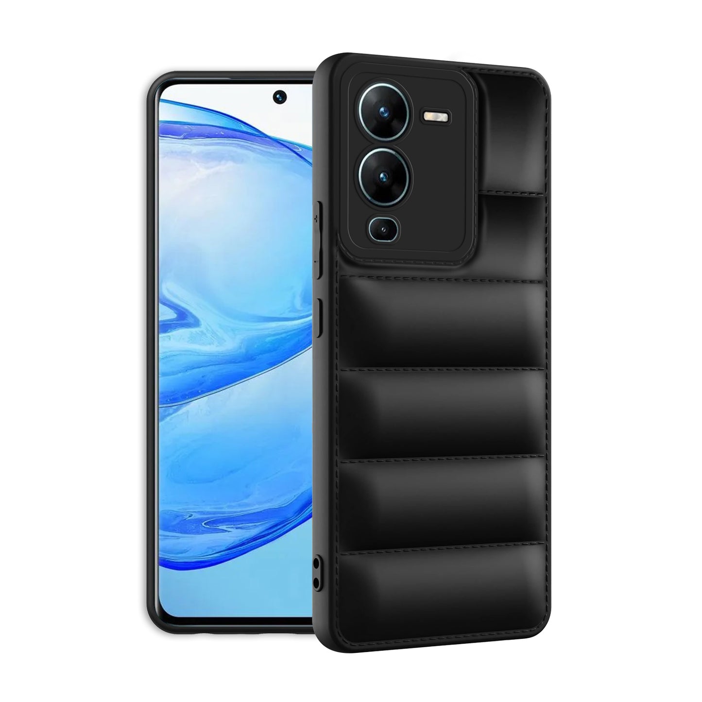 Puffer Back Cover for Vivo V25 Pro