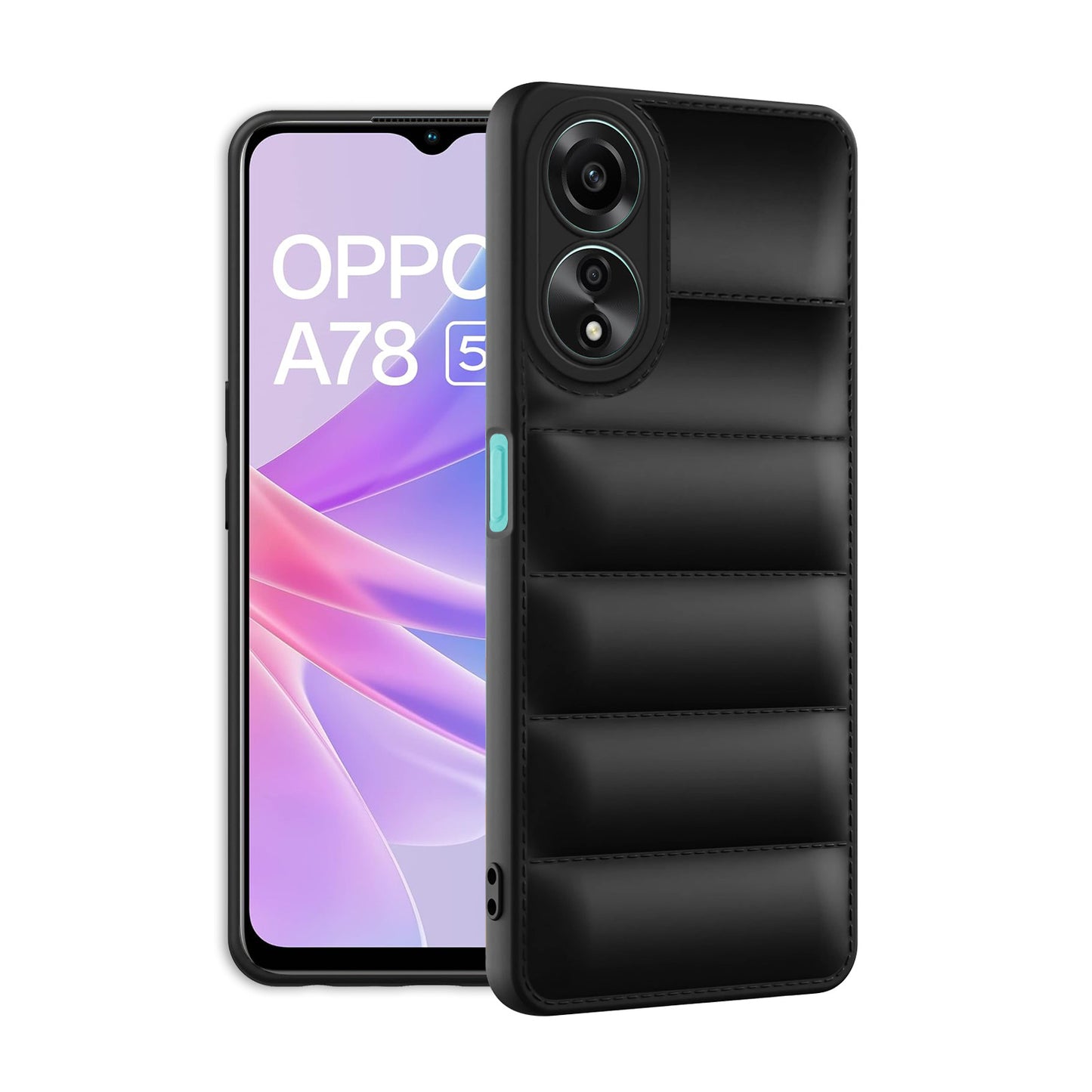 Puffer Back Cover for Oppo A78 5G