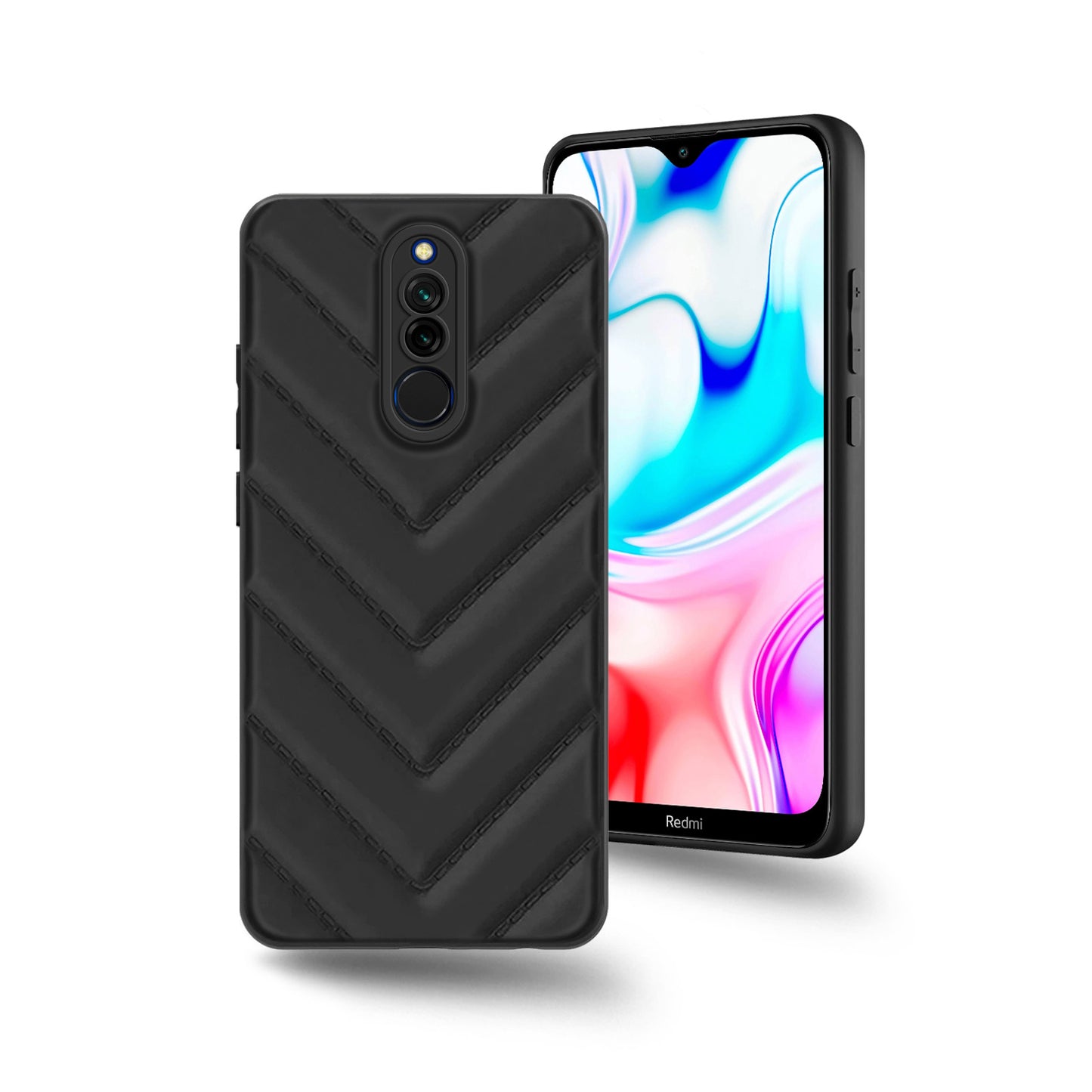 Wave Cushioned Back Cover for Redmi 8