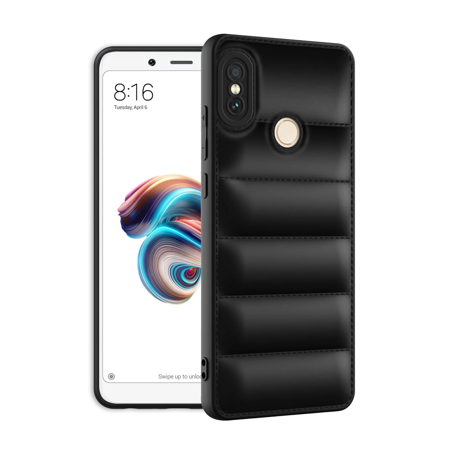 Puffer Redmi Note Pro Rubber Back Cover Puffer Case Camera