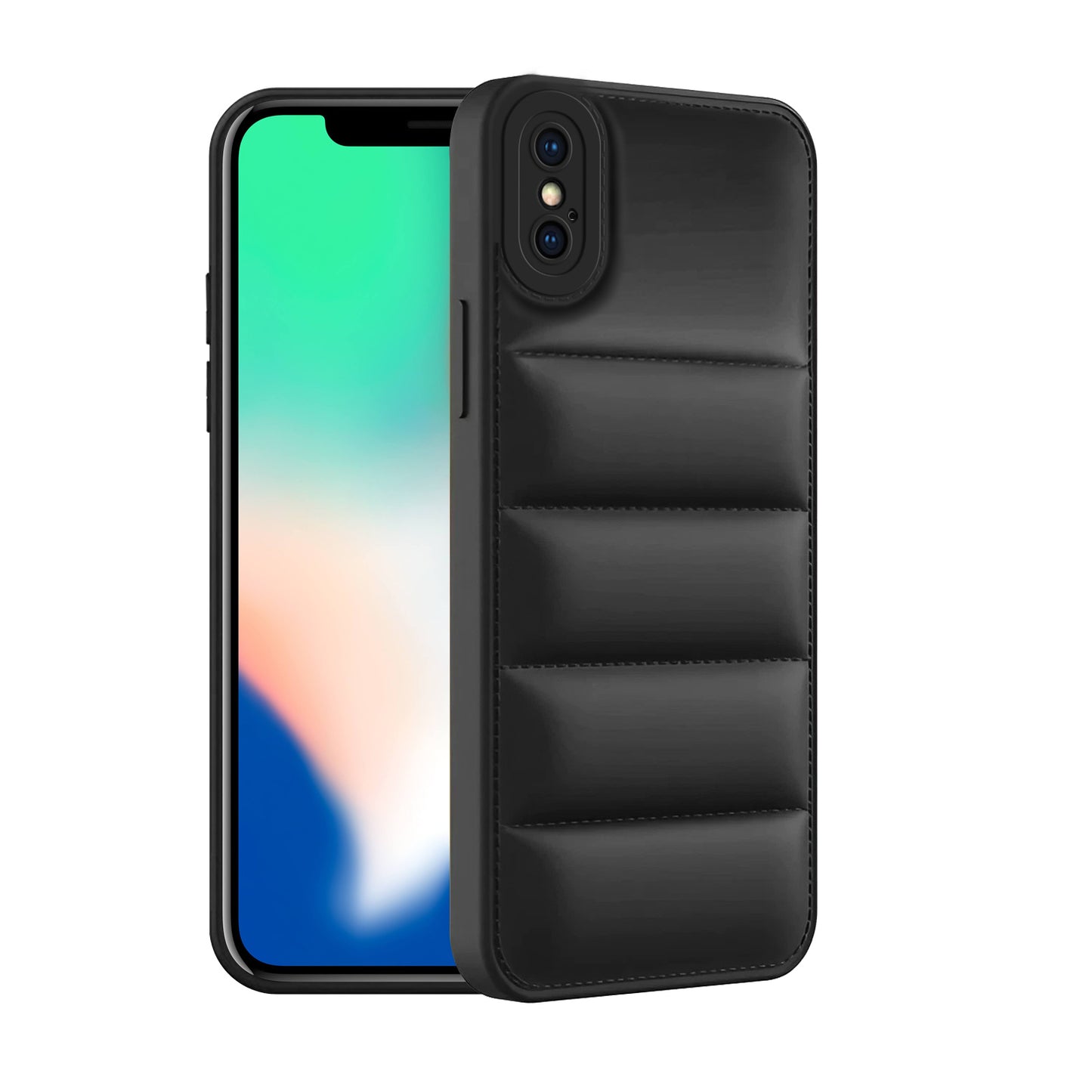 Puffer Back Cover for Apple iPhone X