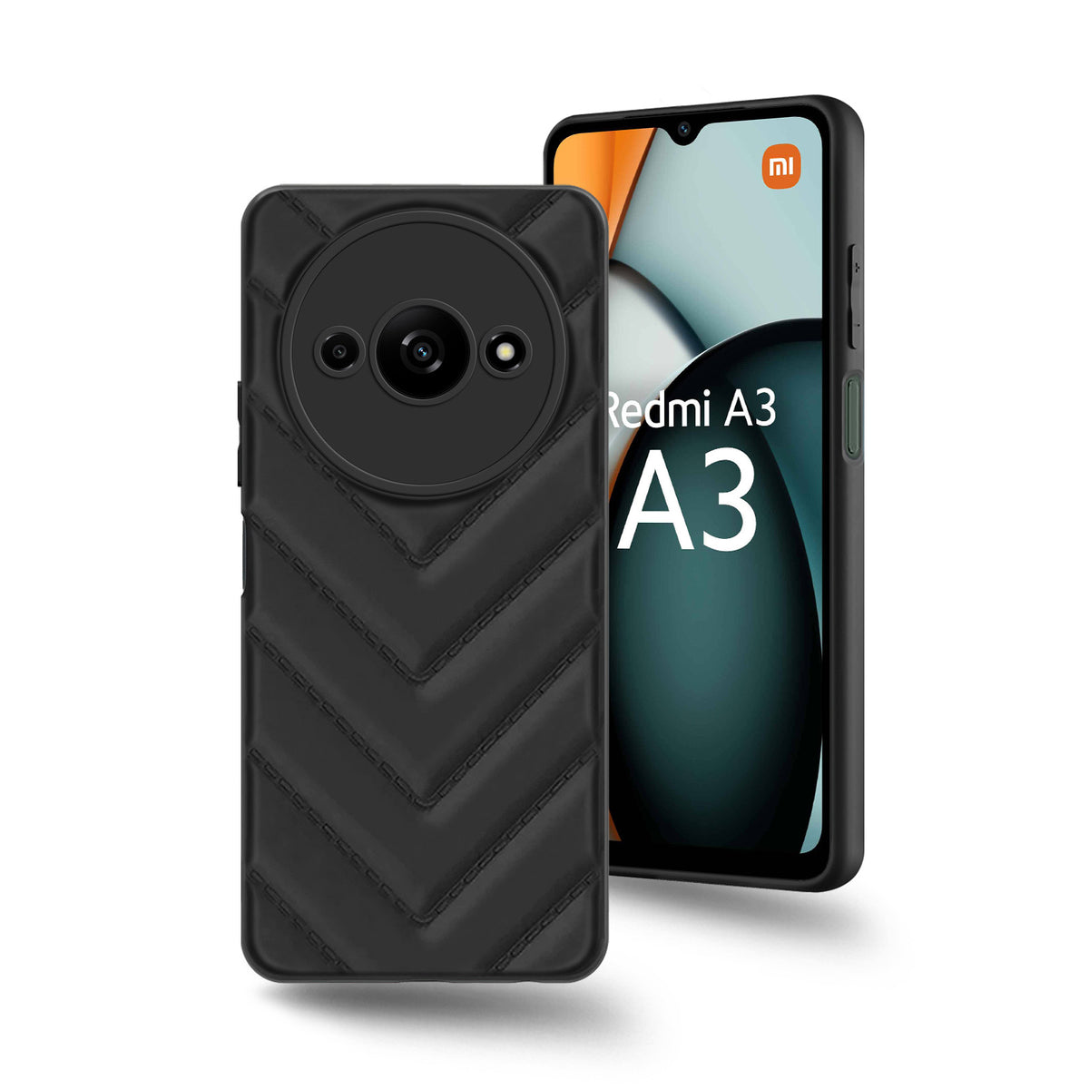 Wave Cushioned Back Cover for Redmi A3
