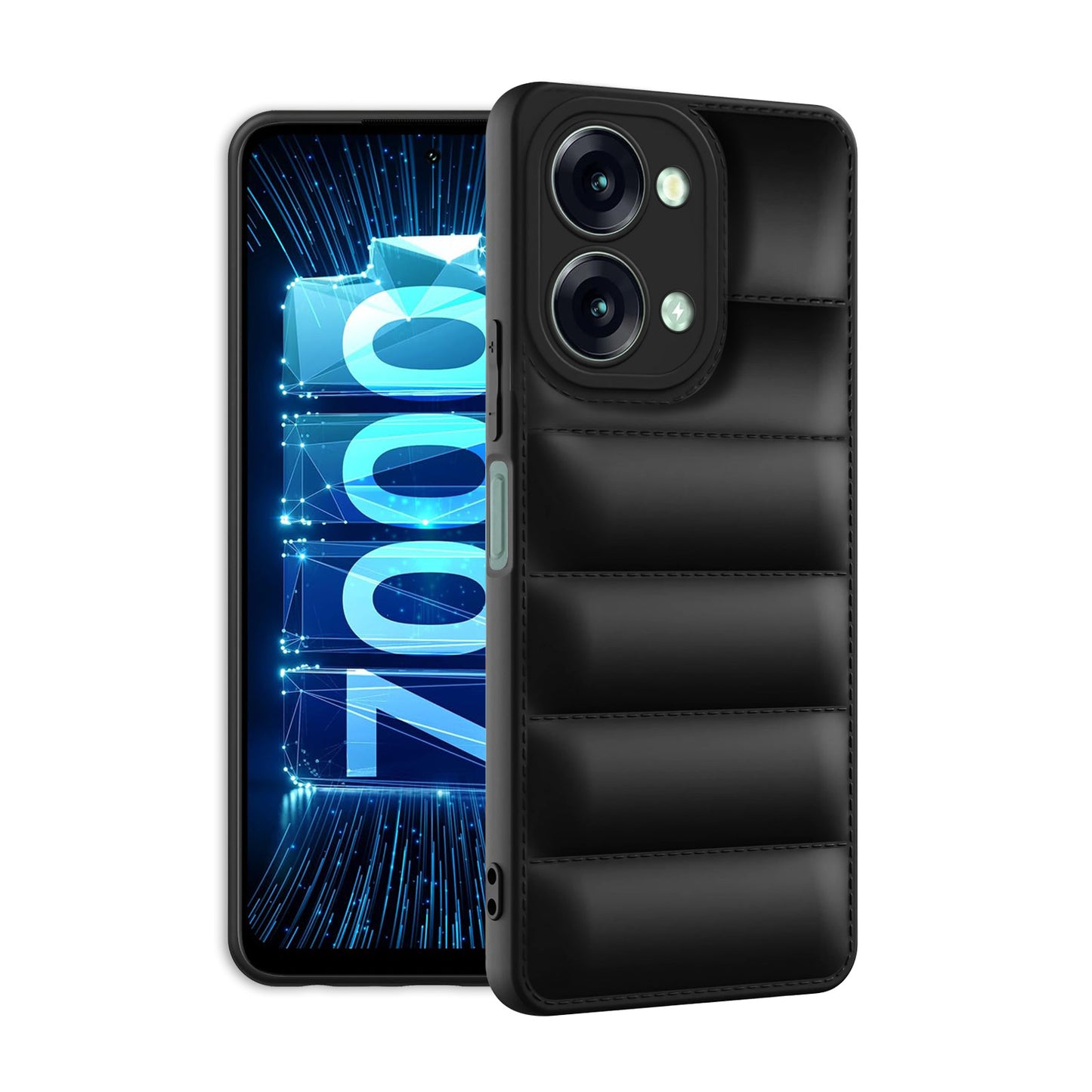 Puffer Back Cover for iTel P40 Plus