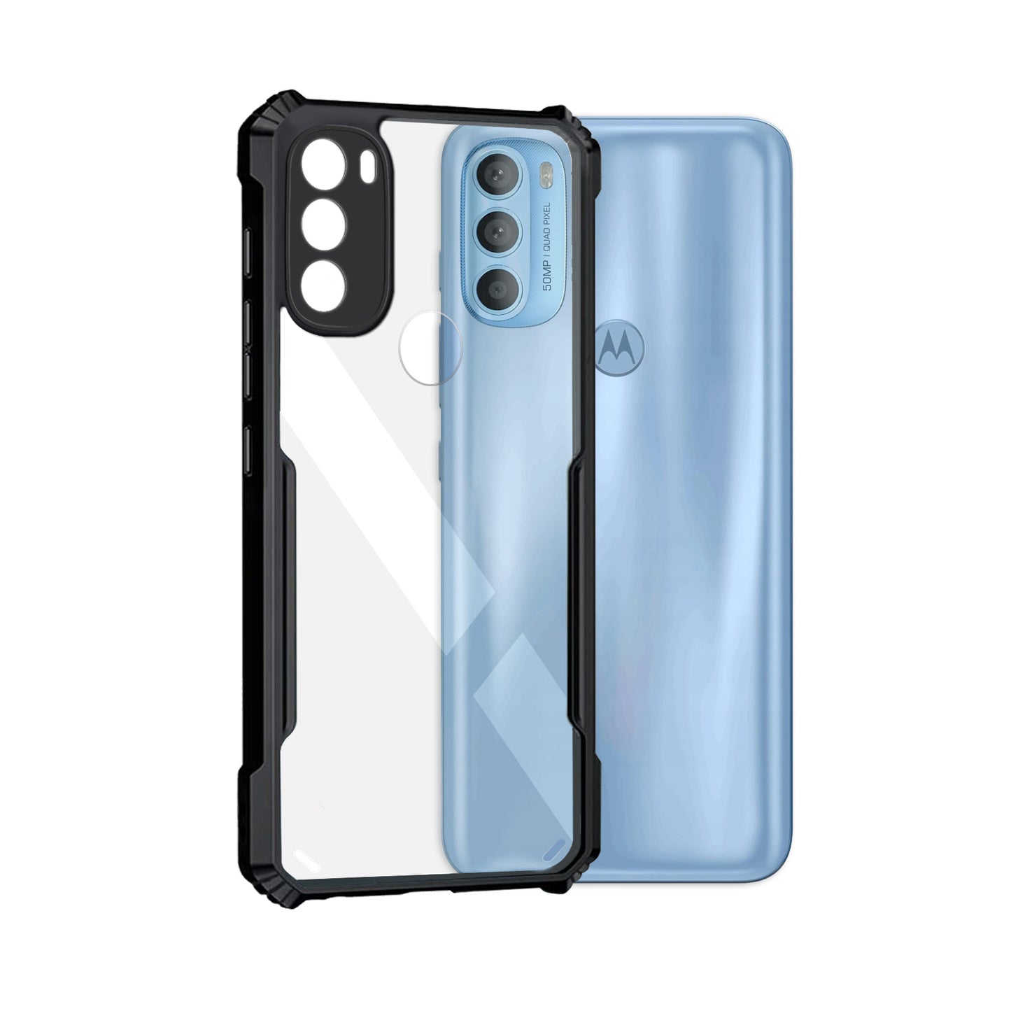 360 Degree Protection Back Cover For Motorola Moto G71