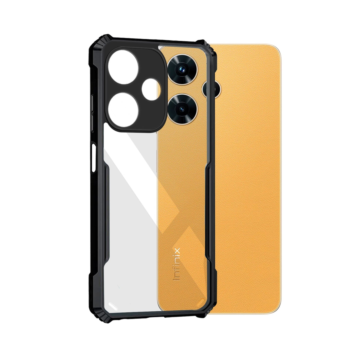 360 Degree Protection Back Cover For Infinix Hot 30i