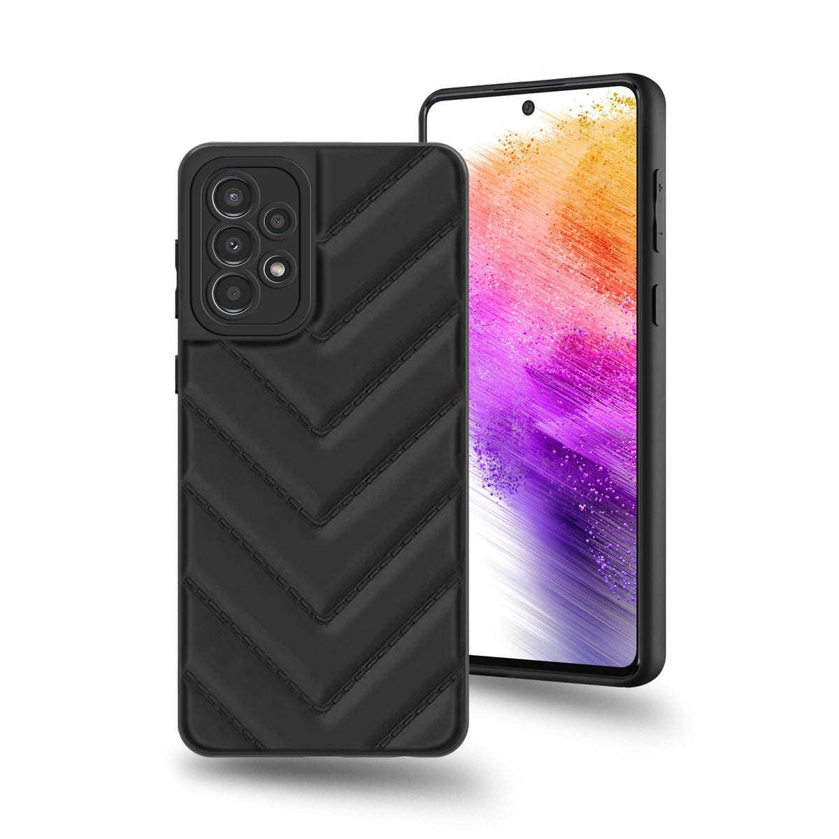 Wave Cushioned Back Cover for Samsung Galaxy A73
