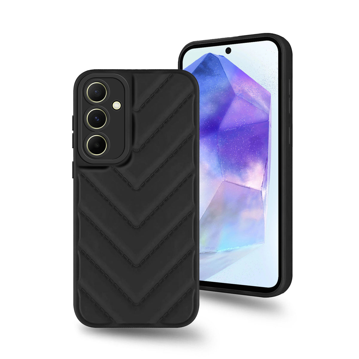 Wave Cushioned Back Cover for Samsung Galaxy A55 5G