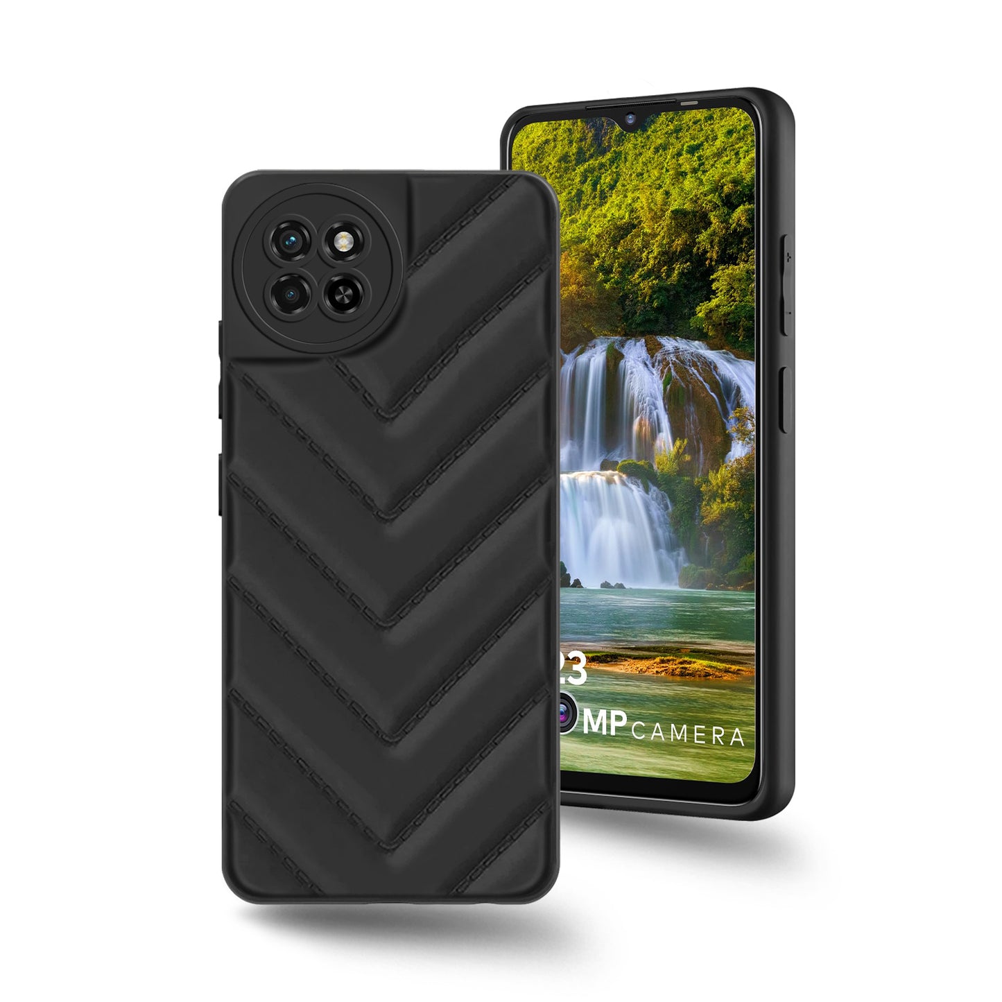 Wave Cushioned Back Cover for iTel S23