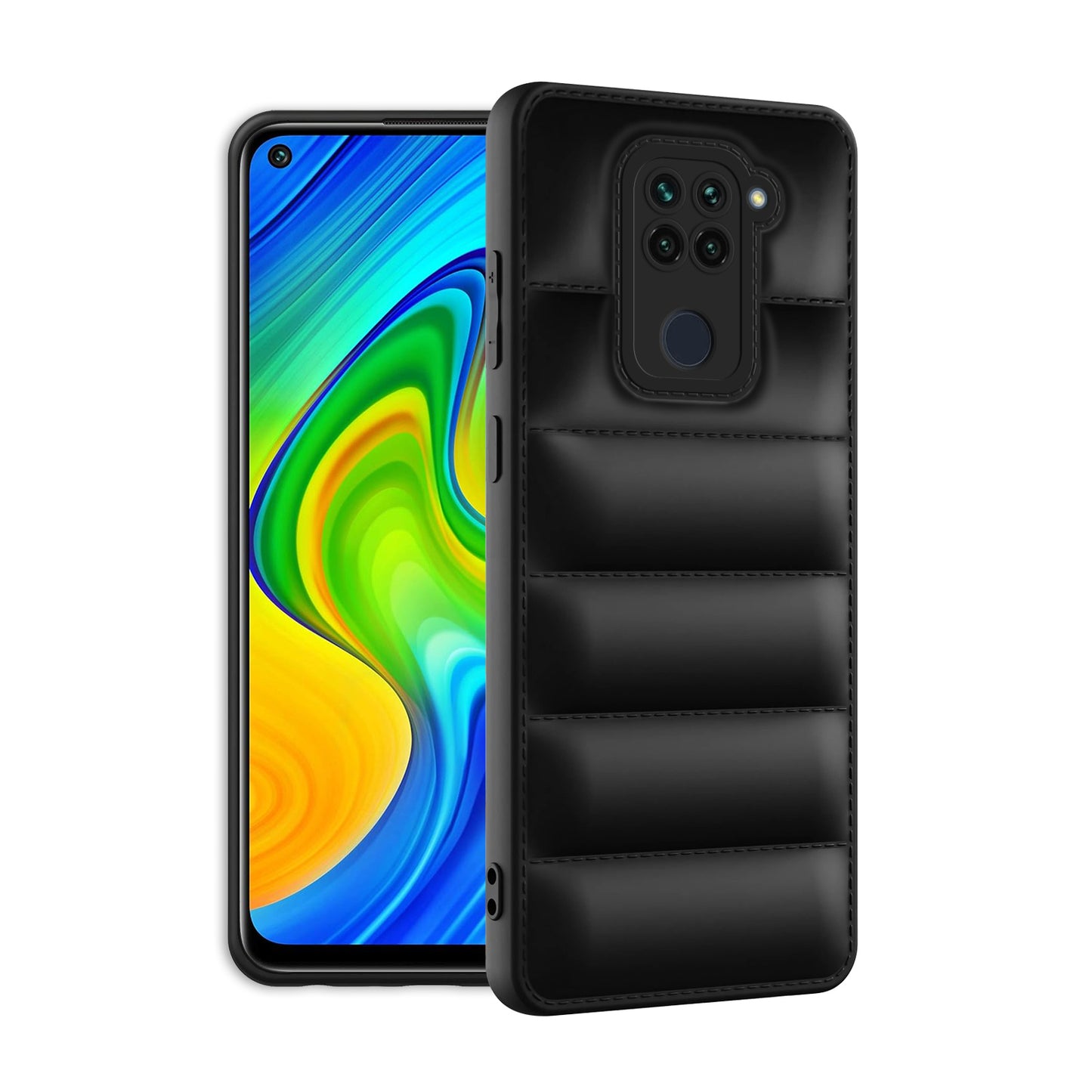 Puffer Back Cover for Redmi Note 9