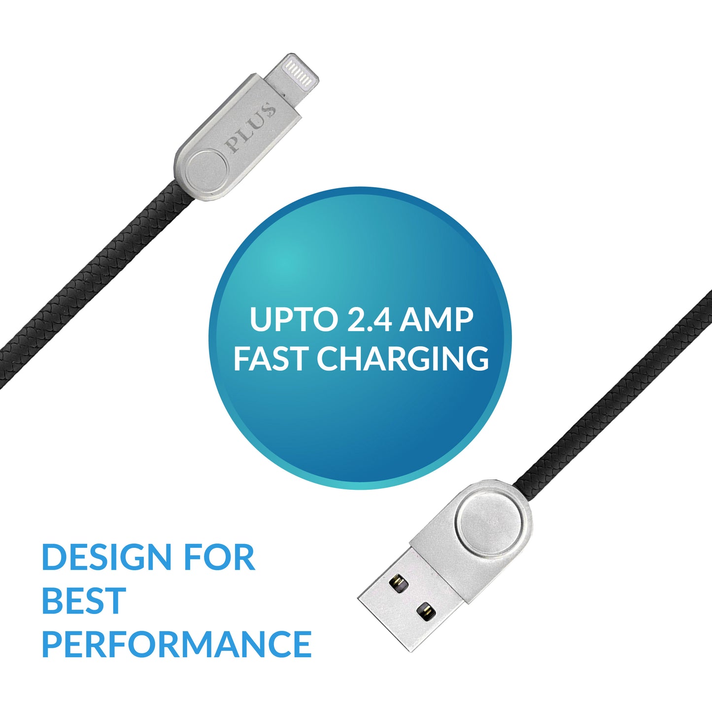 Bullet Series Soft Fiber Braided USB Charging Cable