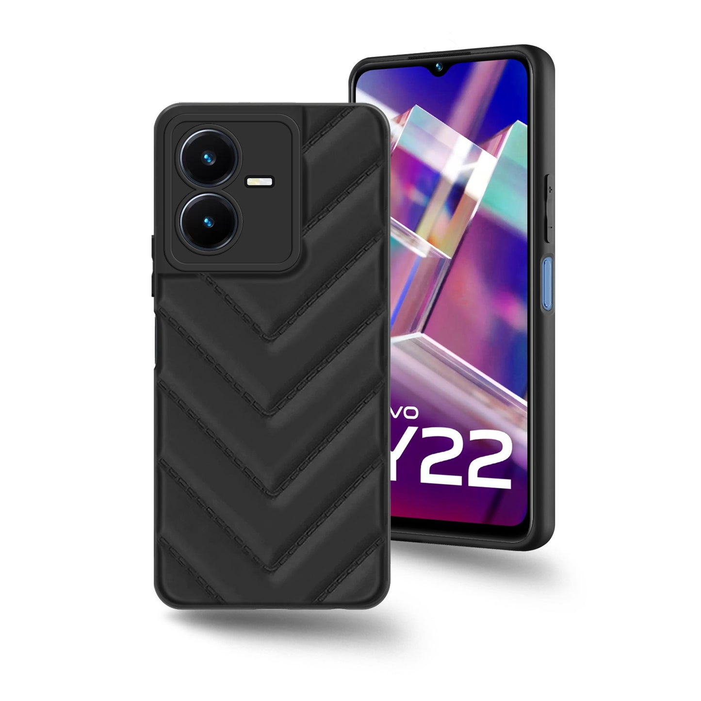 Wave Cushioned Back Cover for Vivo Y22