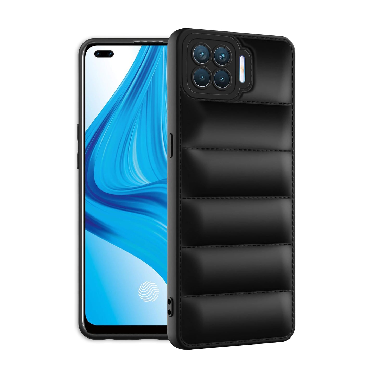 Puffer Back Cover for Oppo F17 Pro