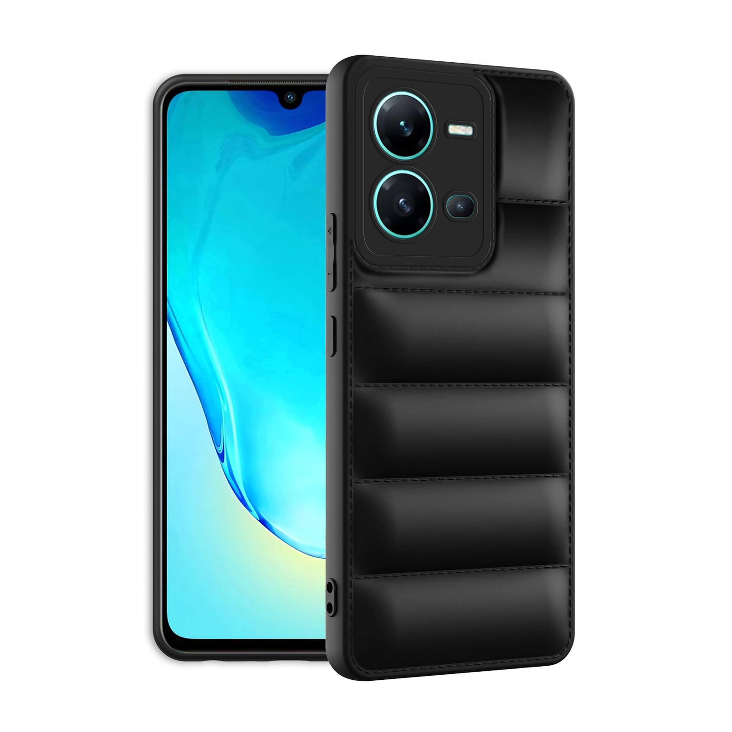 Puffer Back Cover for Vivo V25