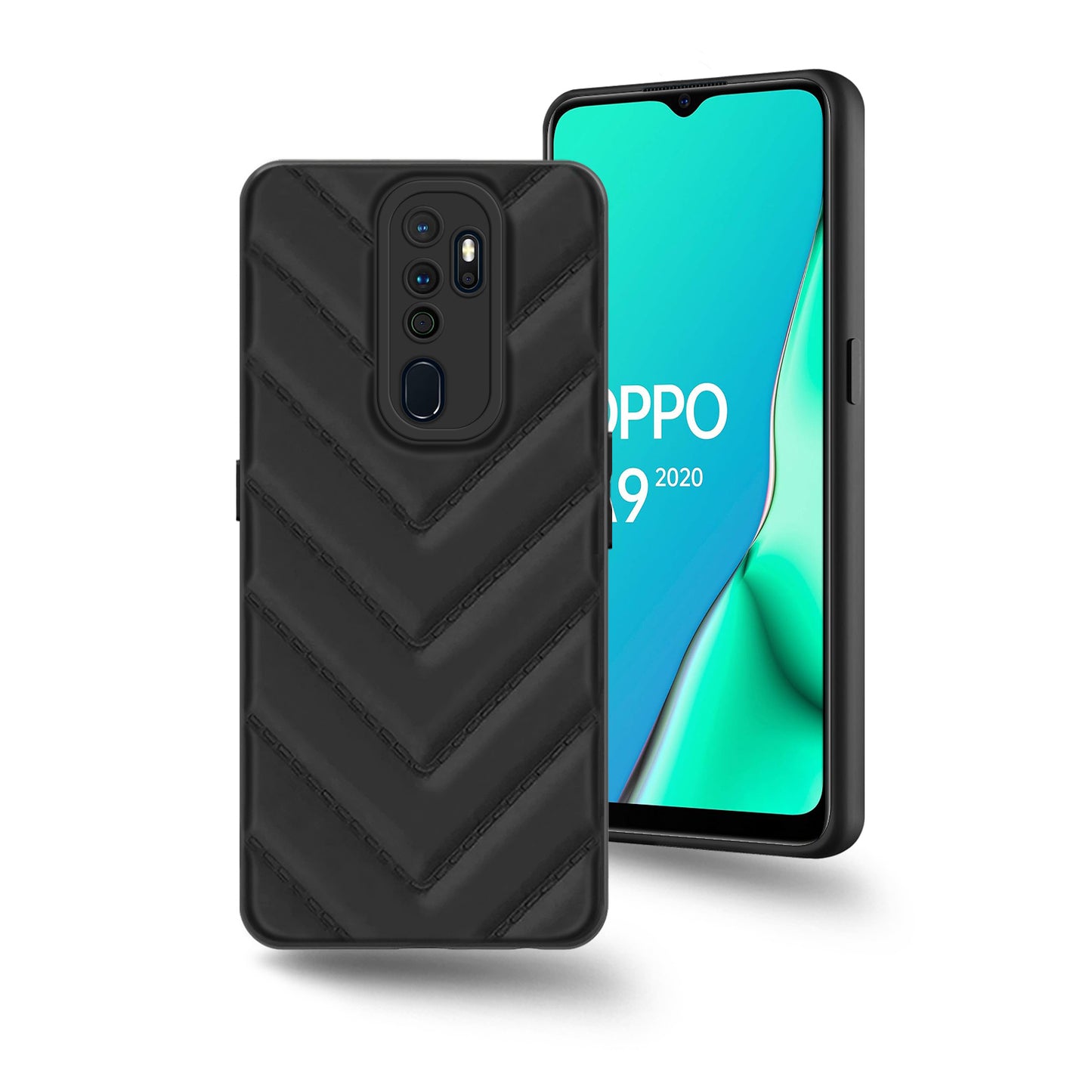 Wave Cushioned Back Cover for Oppo A9 2020