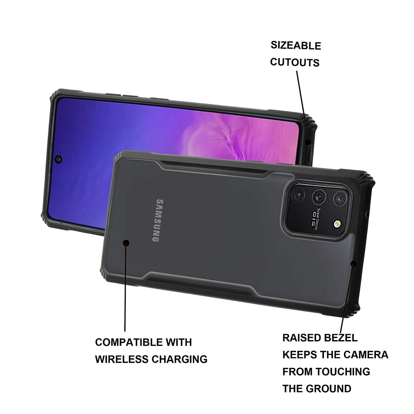 360 Degree Protection Back Cover For Samsung Galaxy S10 Lite