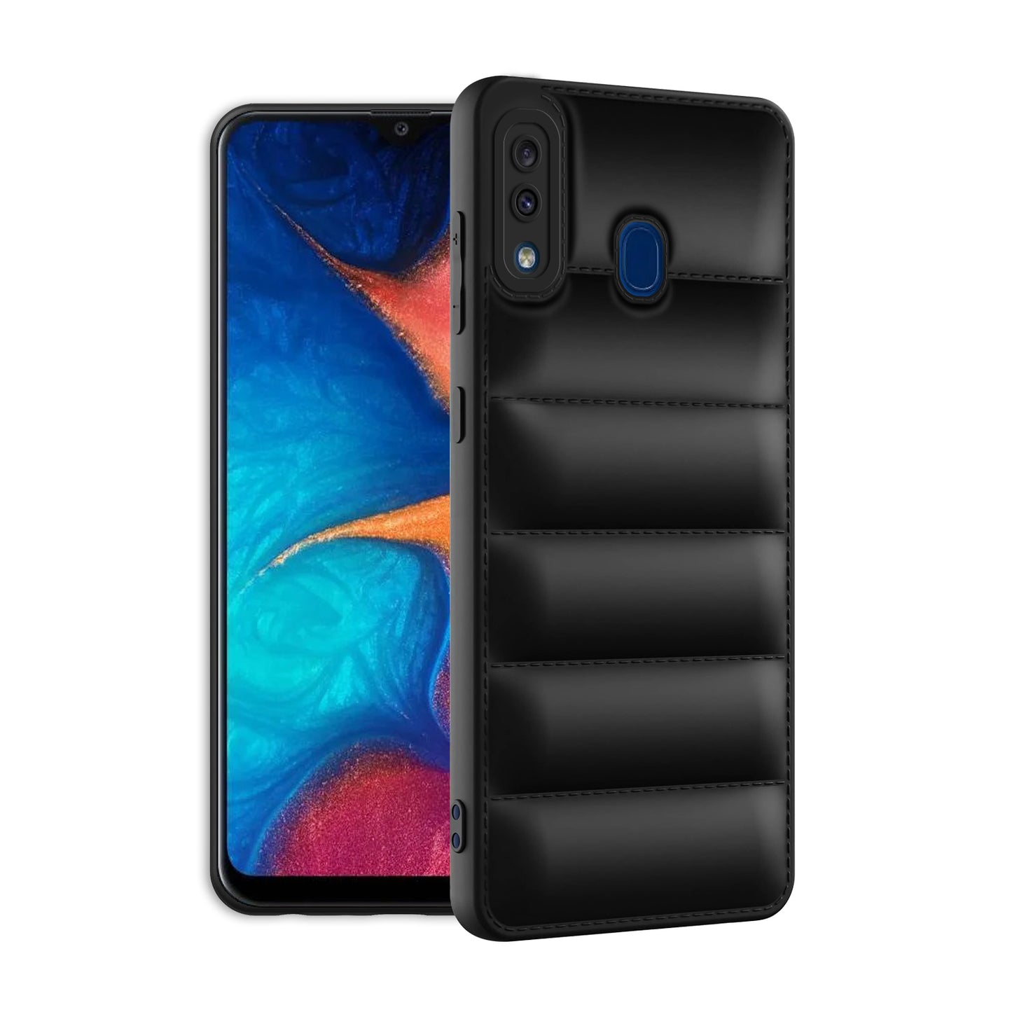 Puffer Back Cover for Samsung Galaxy A20