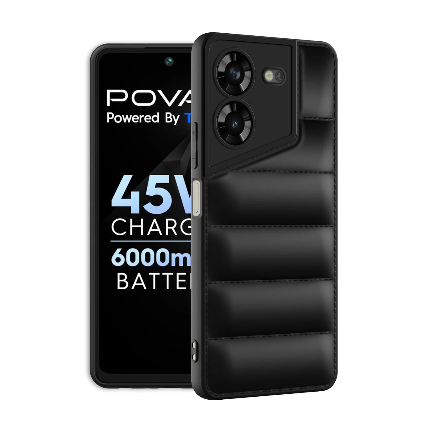 Puffer Back Cover for Tecno Pova 5 Pro