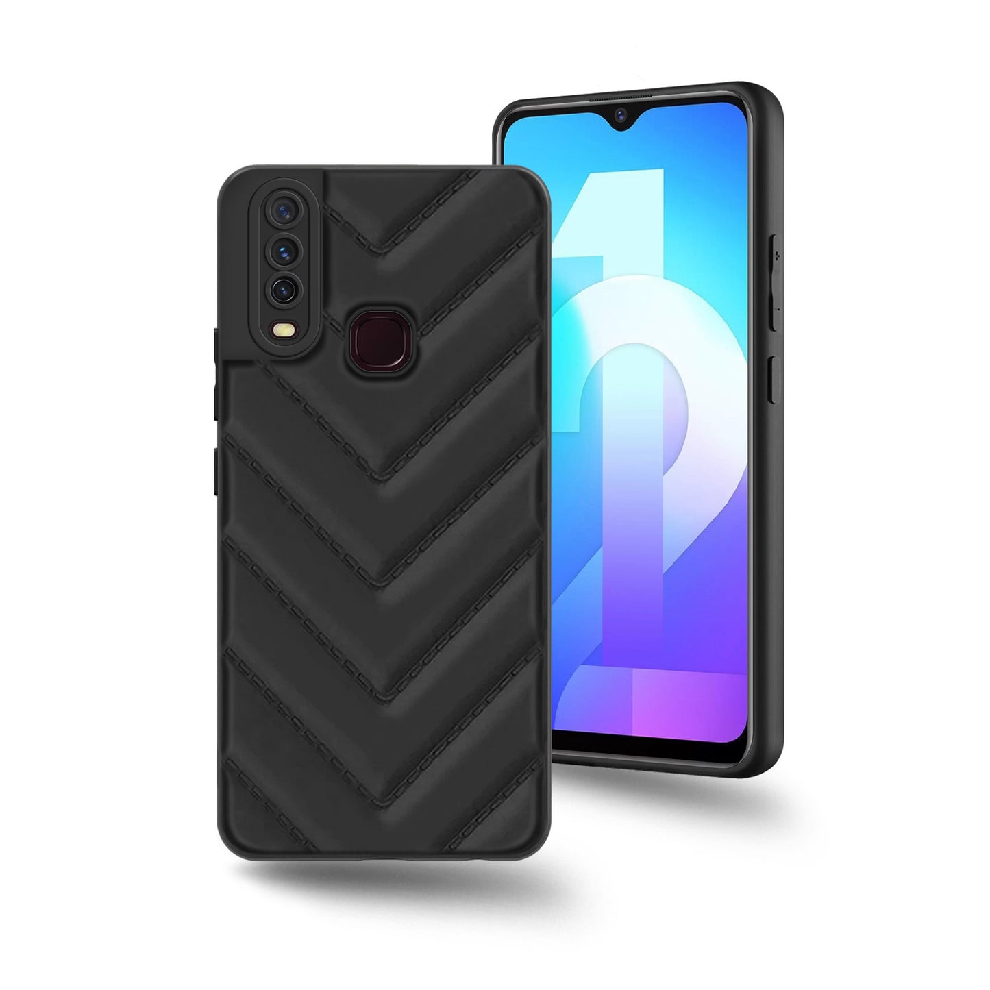 Wave Cushioned Back Cover for Vivo Y17