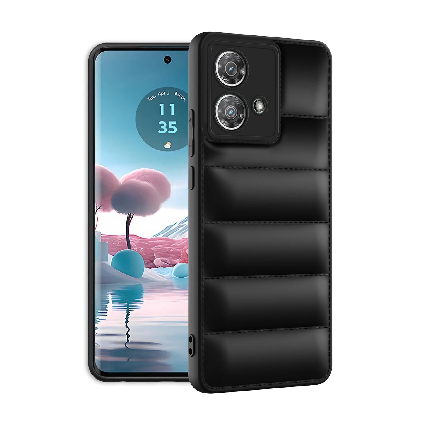Puffer Back Cover for Motorola Moto Edge 40 Neo