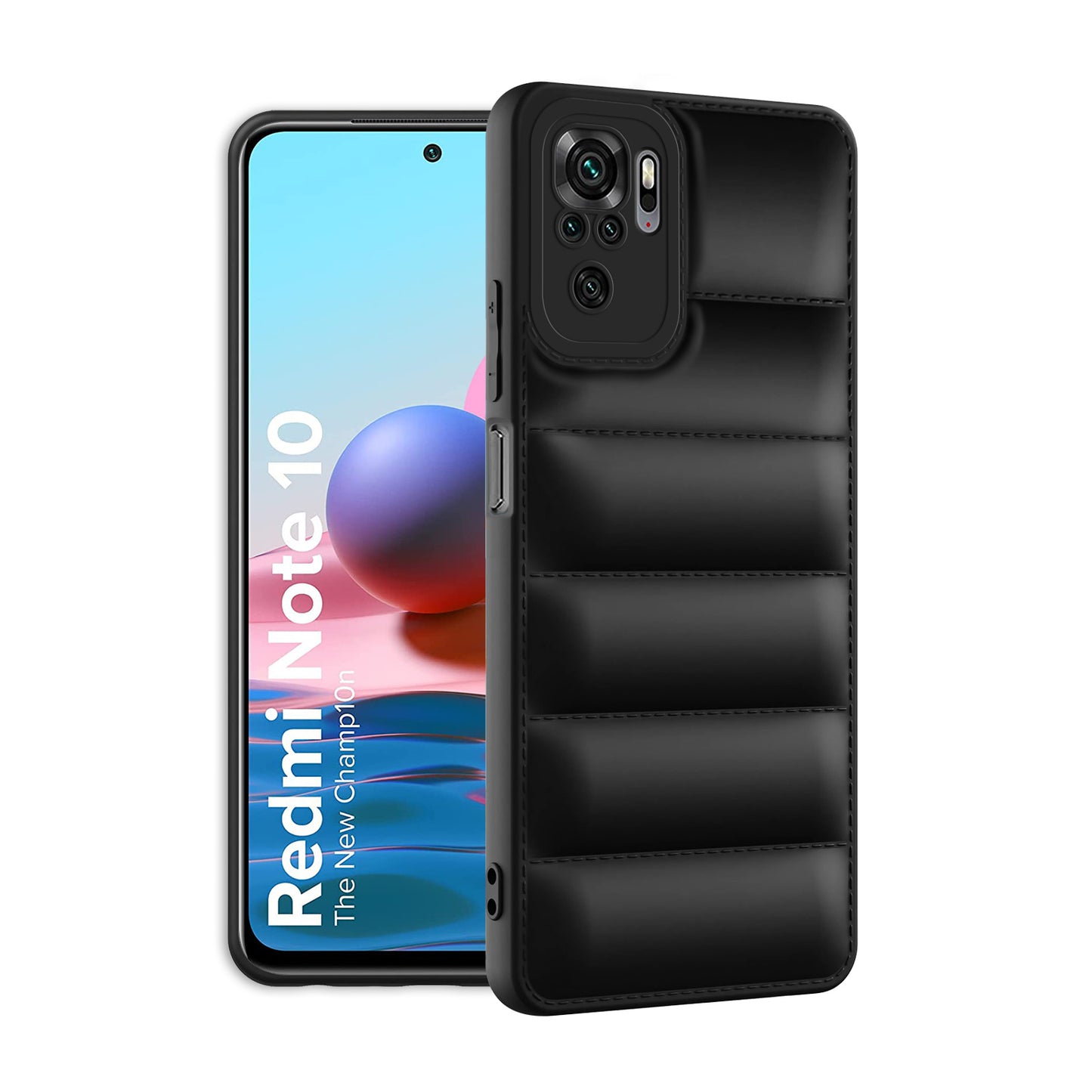 Puffer Back Cover for Redmi Note 10