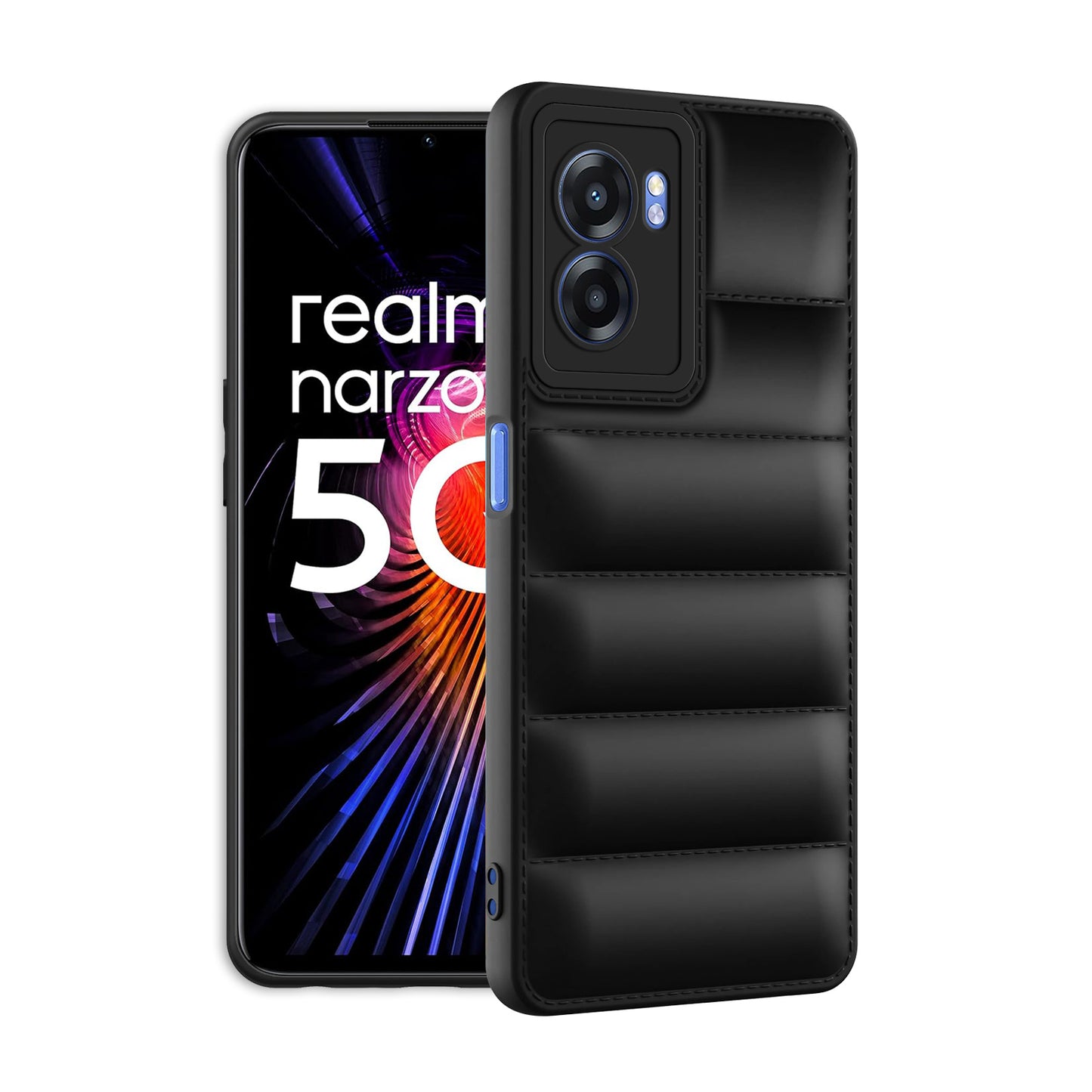 Puffer Back Cover for Realme Narzo 50 5G