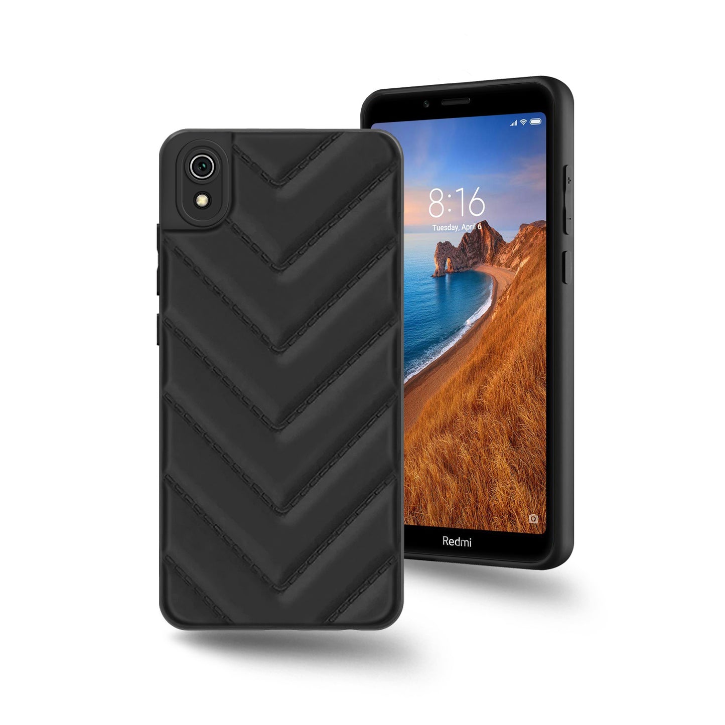 Wave Cushioned Back Cover for Redmi 7A