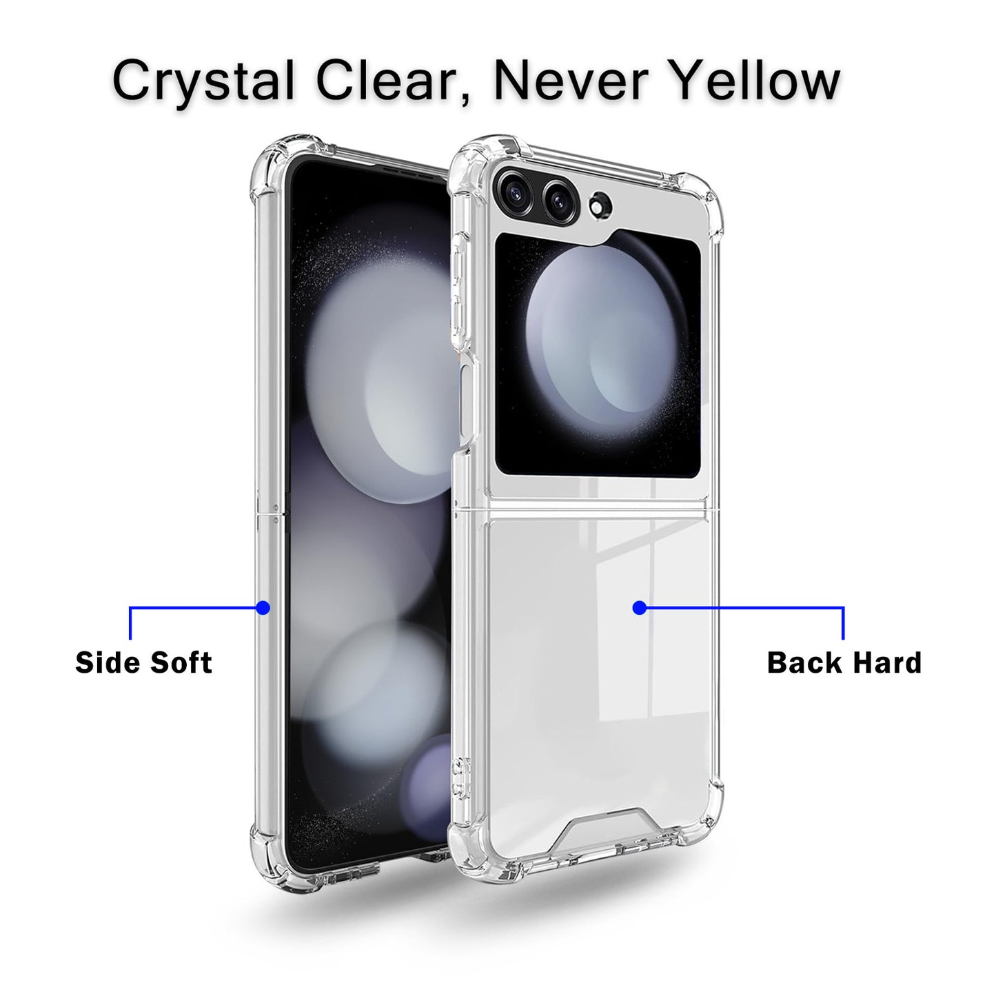 Antishock Clear Case For Samsung Galaxy Flip 5