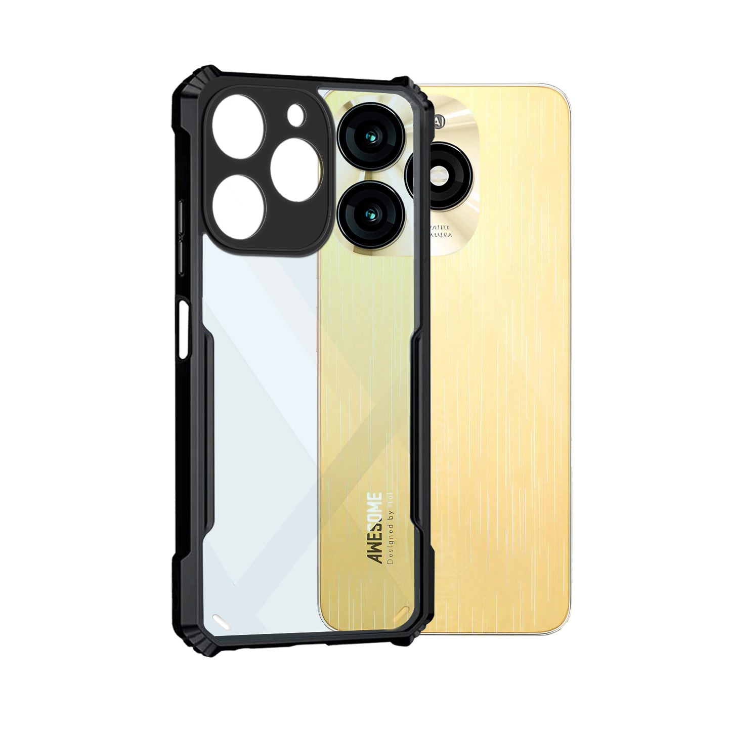 360 Degree Protection Back Cover For iTel A70
